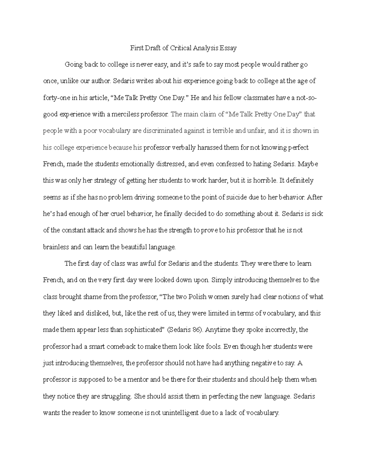 Apa format essay example image