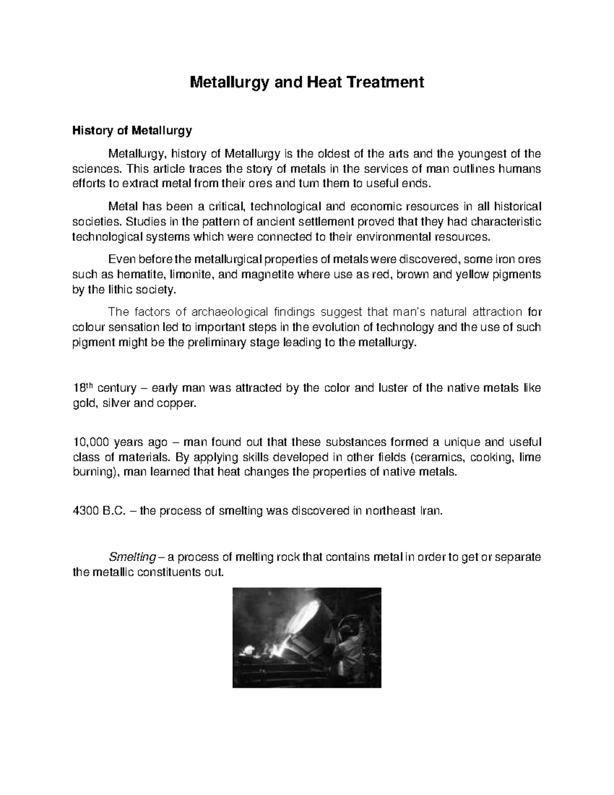 Metallurgy - fundamental about different components of metals ...