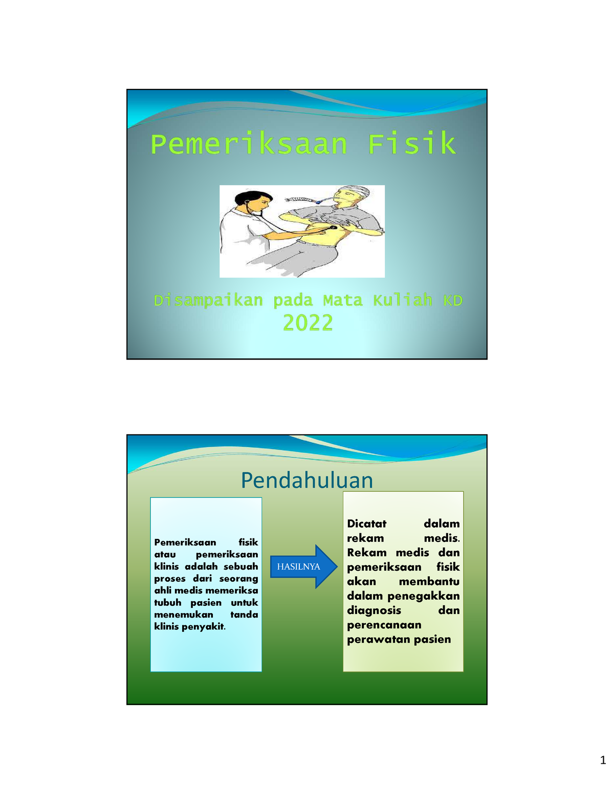 Microsoft Power Point - Pemeriksaan Fisik - Pendahuluan Pemeriksaan ...