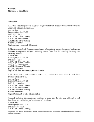 Test Bank Ch 10 - Financial Accounting, 10e (Libby) Chapter 10 ...