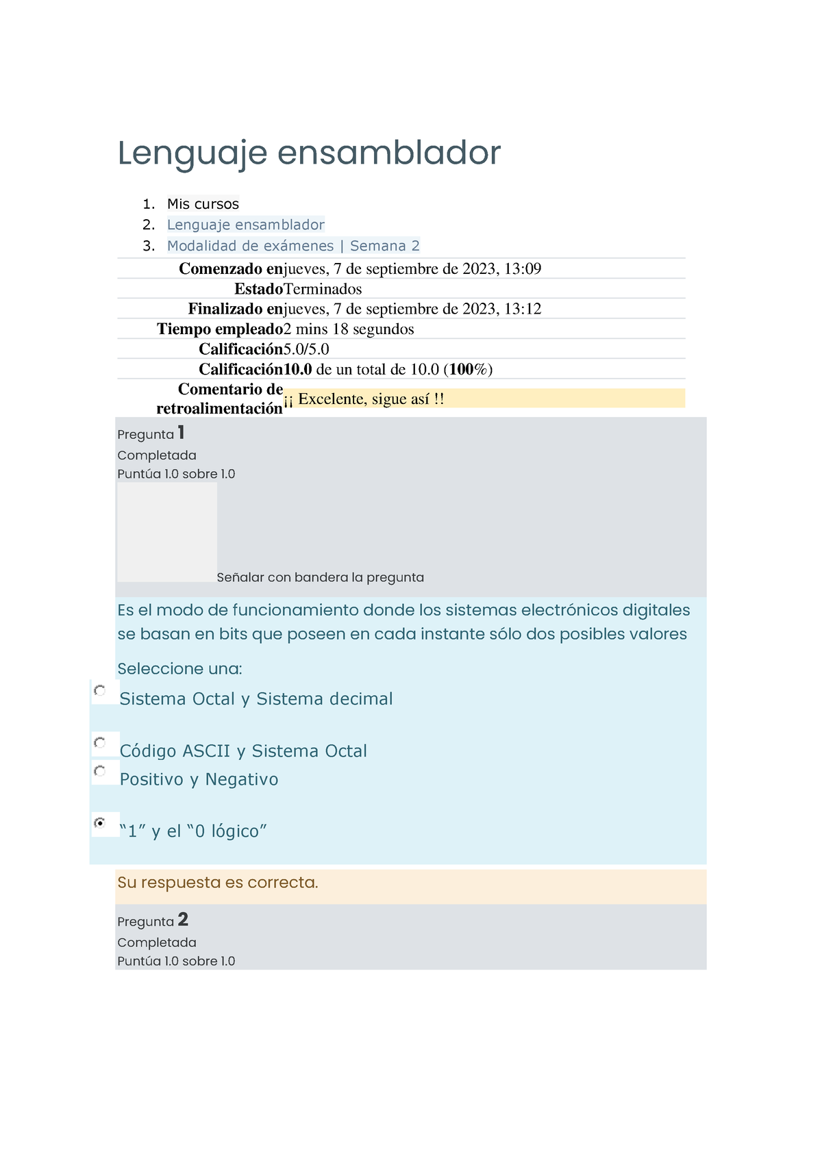 Lenguaje Ensamblador Semana 2 - Lenguaje Ensamblador 1. Mis Cursos 2 ...