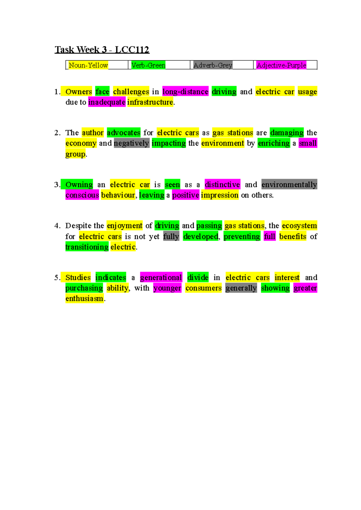 Task Week 3 LCC112 - Example exercise - Task Week 3 - LCC Noun-Yellow ...