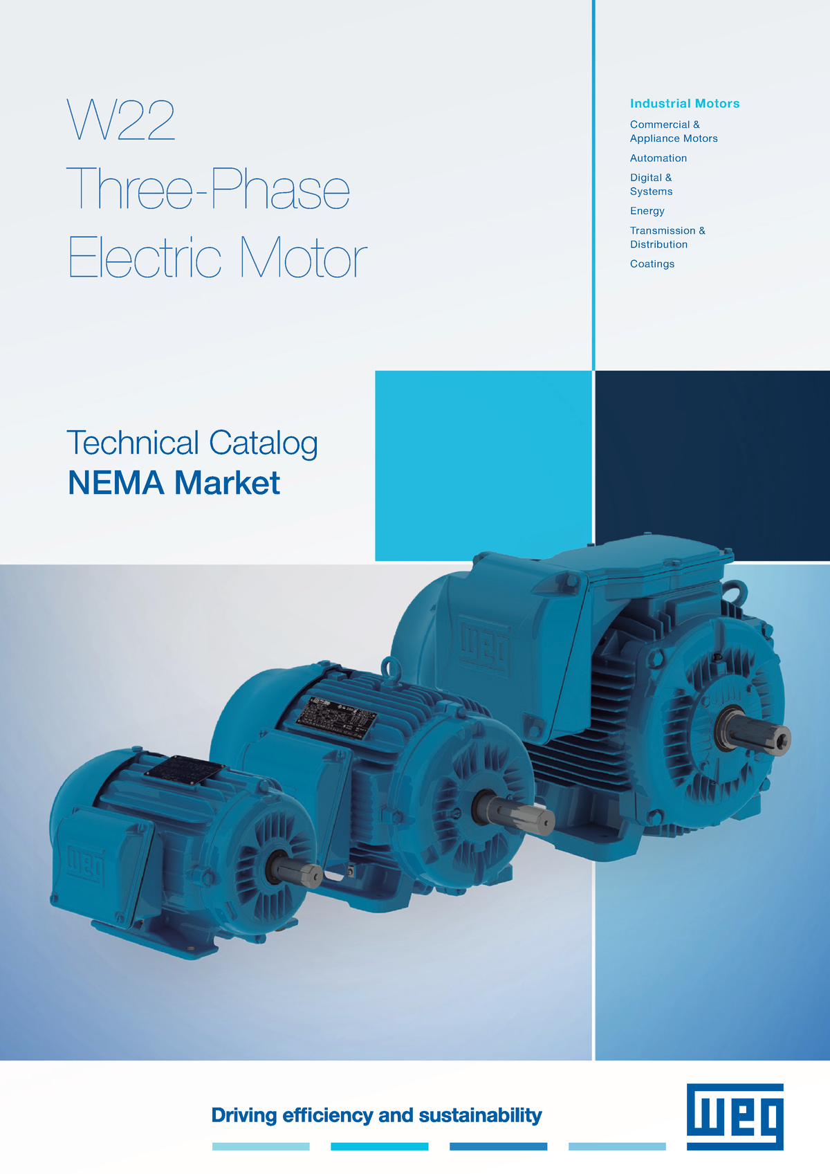 WEG W22 Three Phase Electric Motor 50029265 Brochure Engli - W Three ...