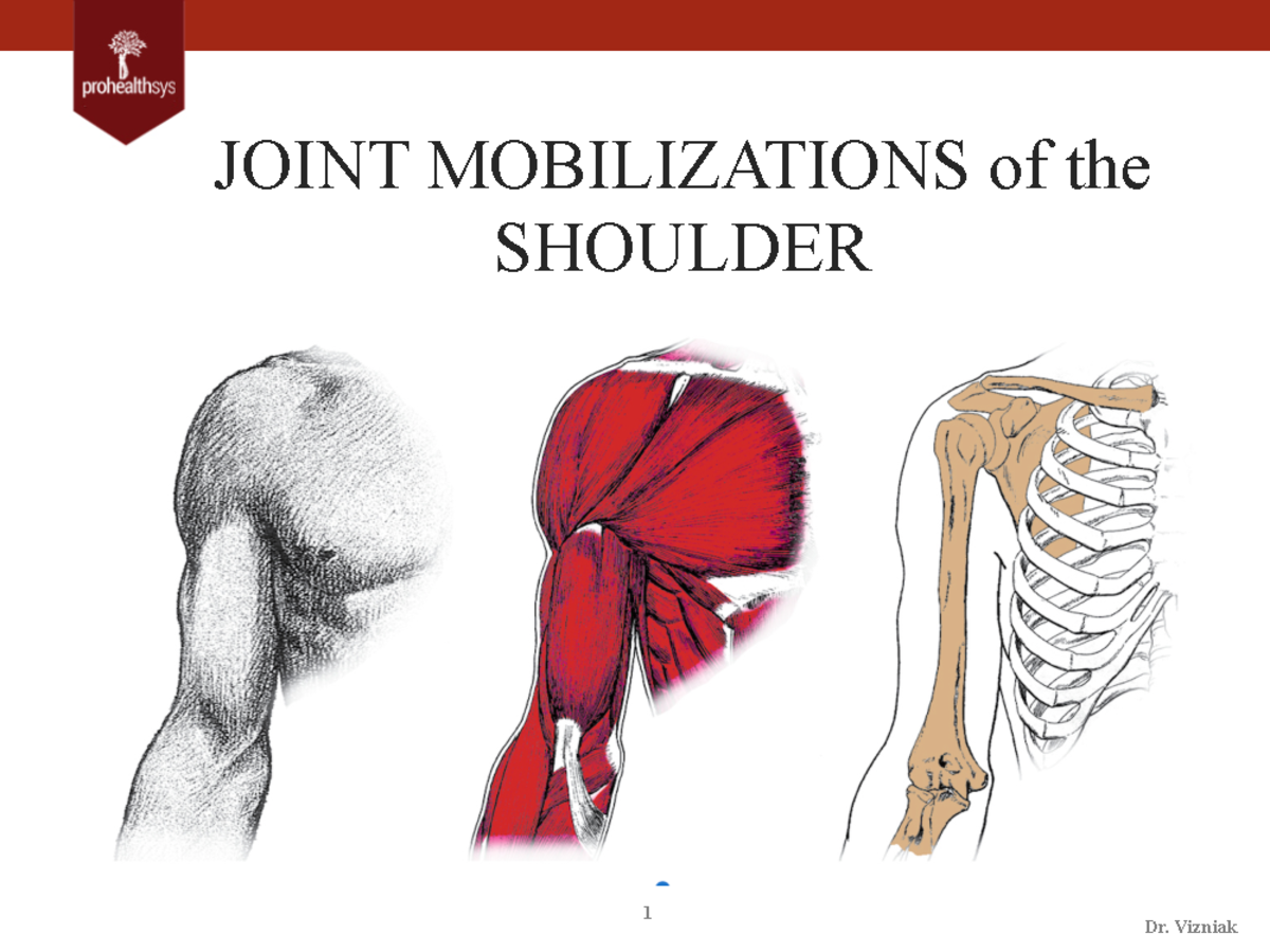 RMT 307 Shoulder - Ppt - S JOINT MOBILIZATIONS of the SHOULDER 1 ...