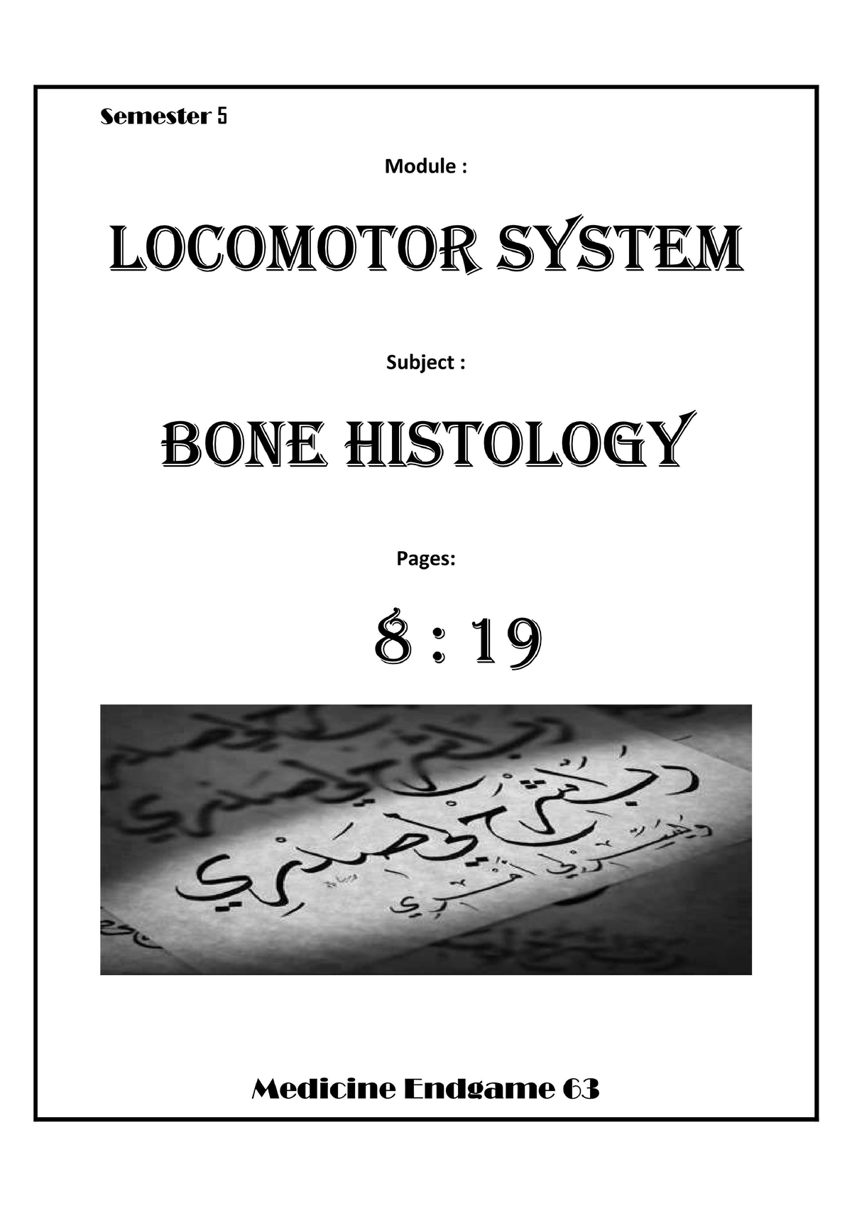 Bone Histology - Physiology Pathology - Studocu