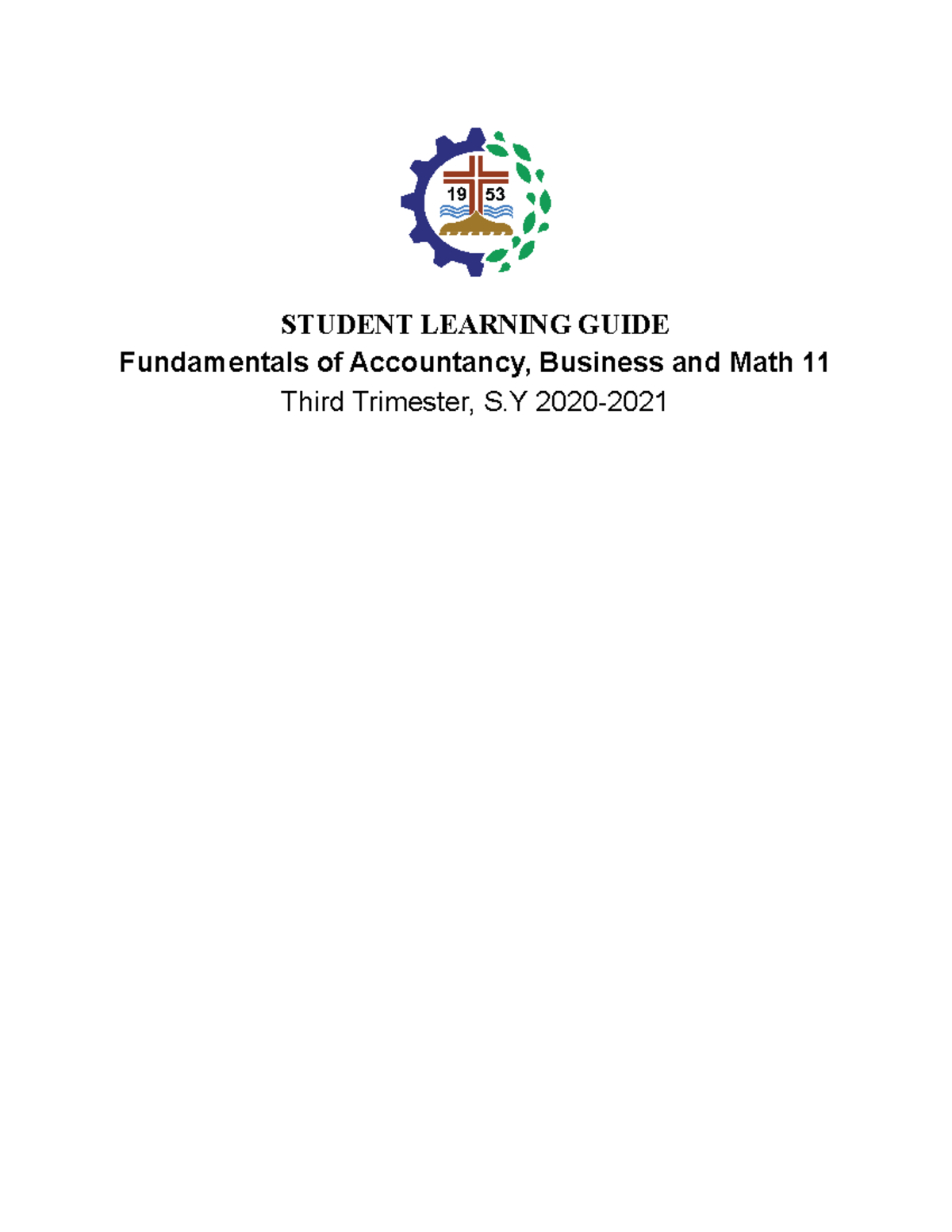 G12 ABM1 WK#10 Student Learning Guide - STUDENT LEARNING GUIDE ...