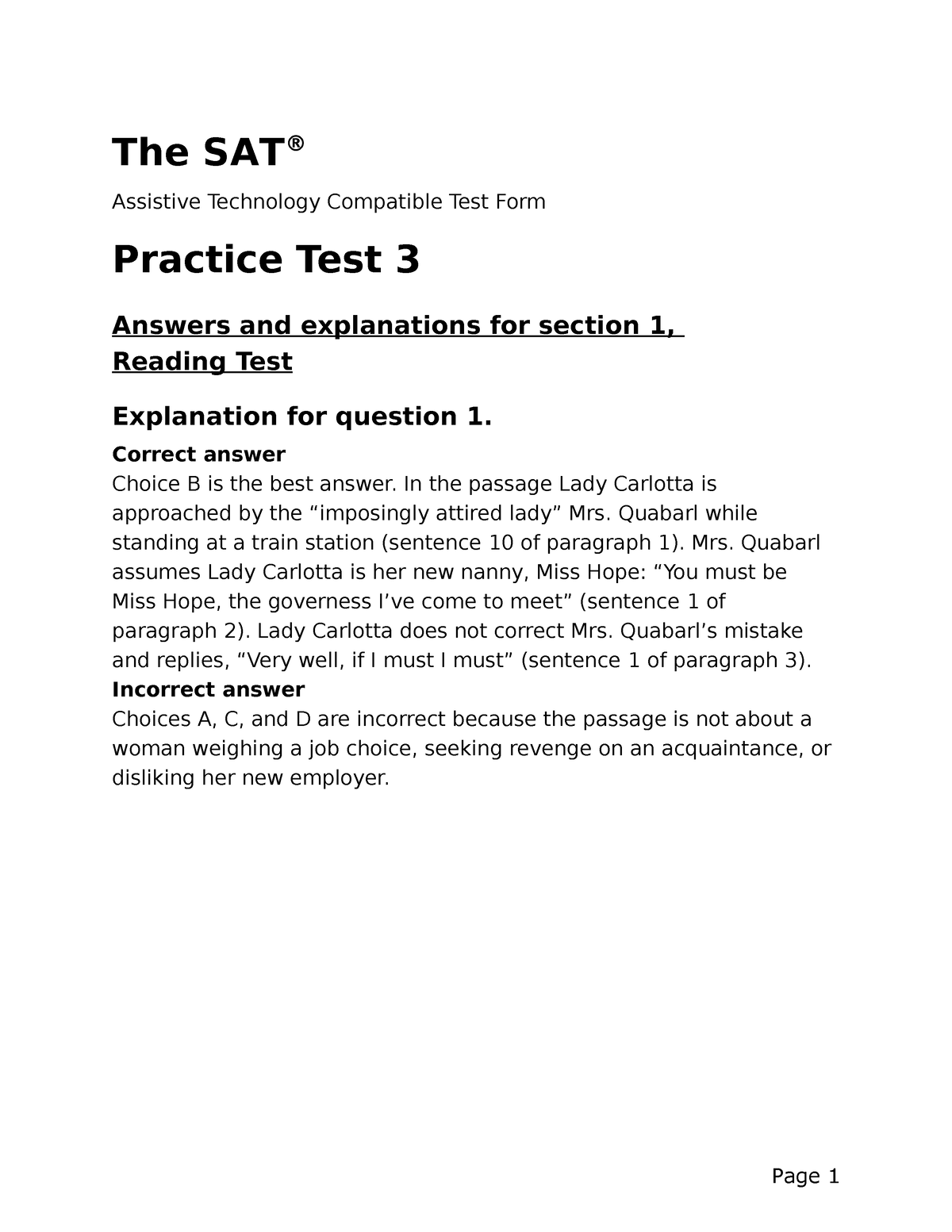 sat practice test 3 essay answers