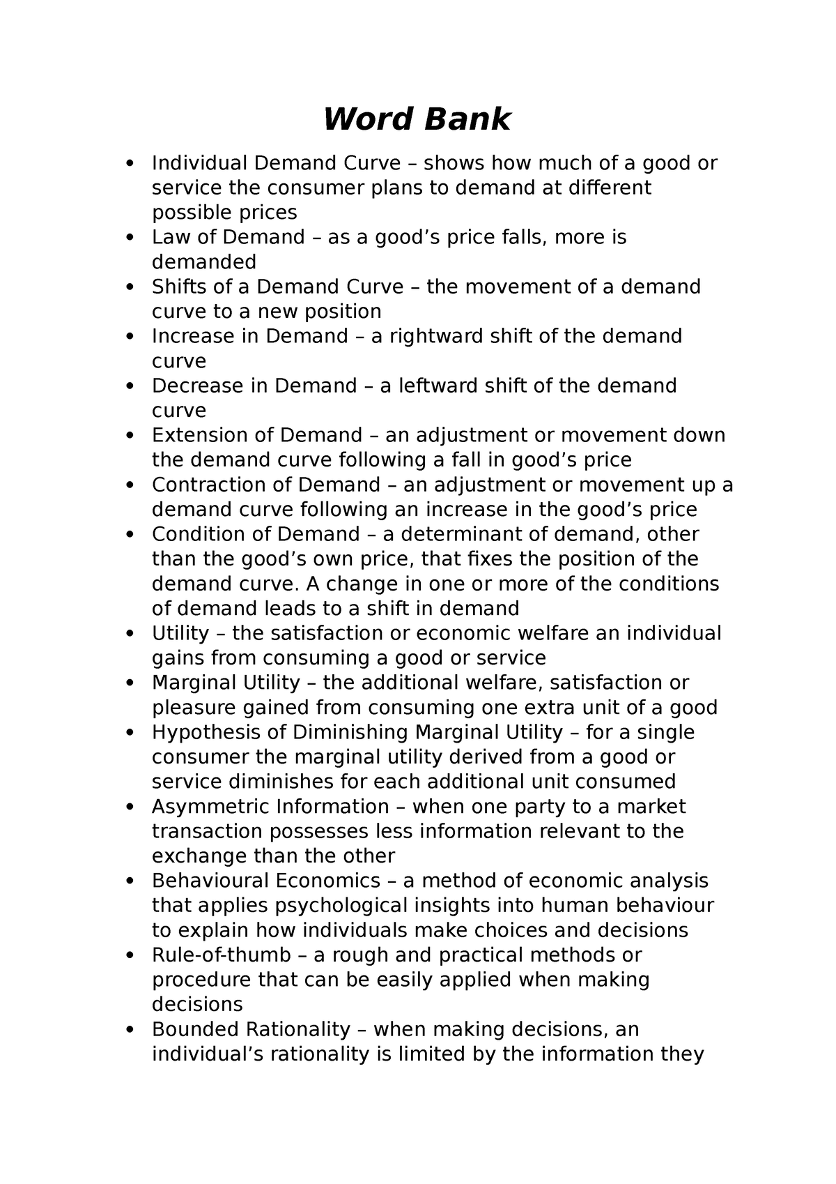 word-bank-unit-5-year-2-word-bank-individual-demand-curve-shows