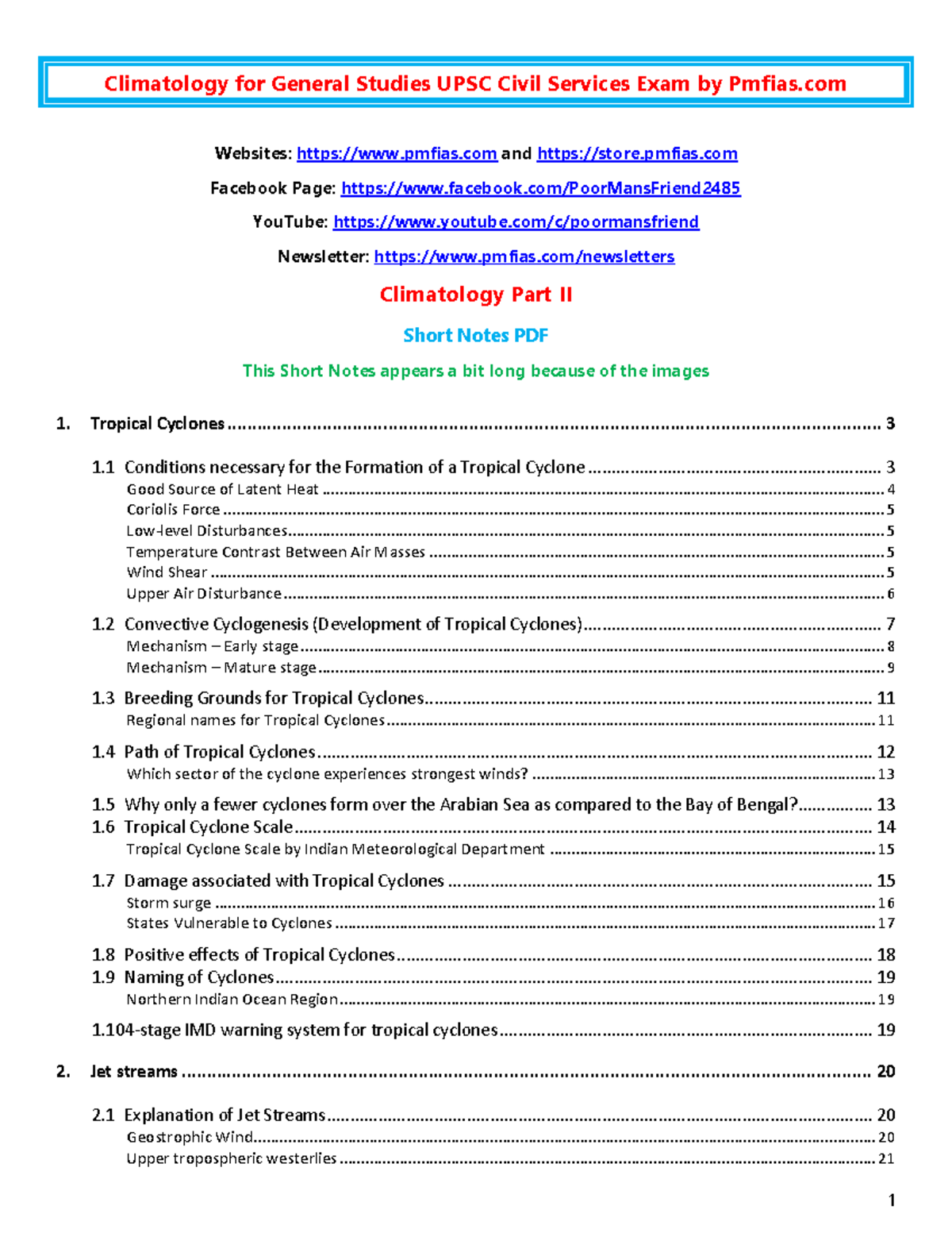 Geo19 2 Climatology 2 Short - Climatology For General Studies UPSC ...