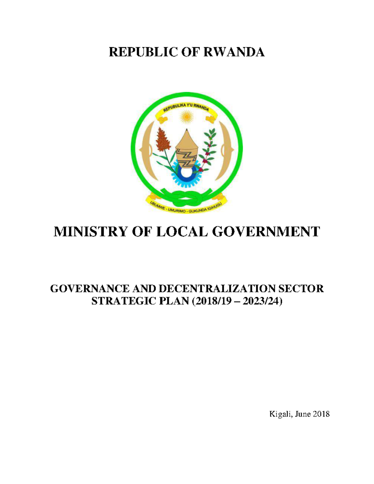 rwanda education sector strategic plan pdf