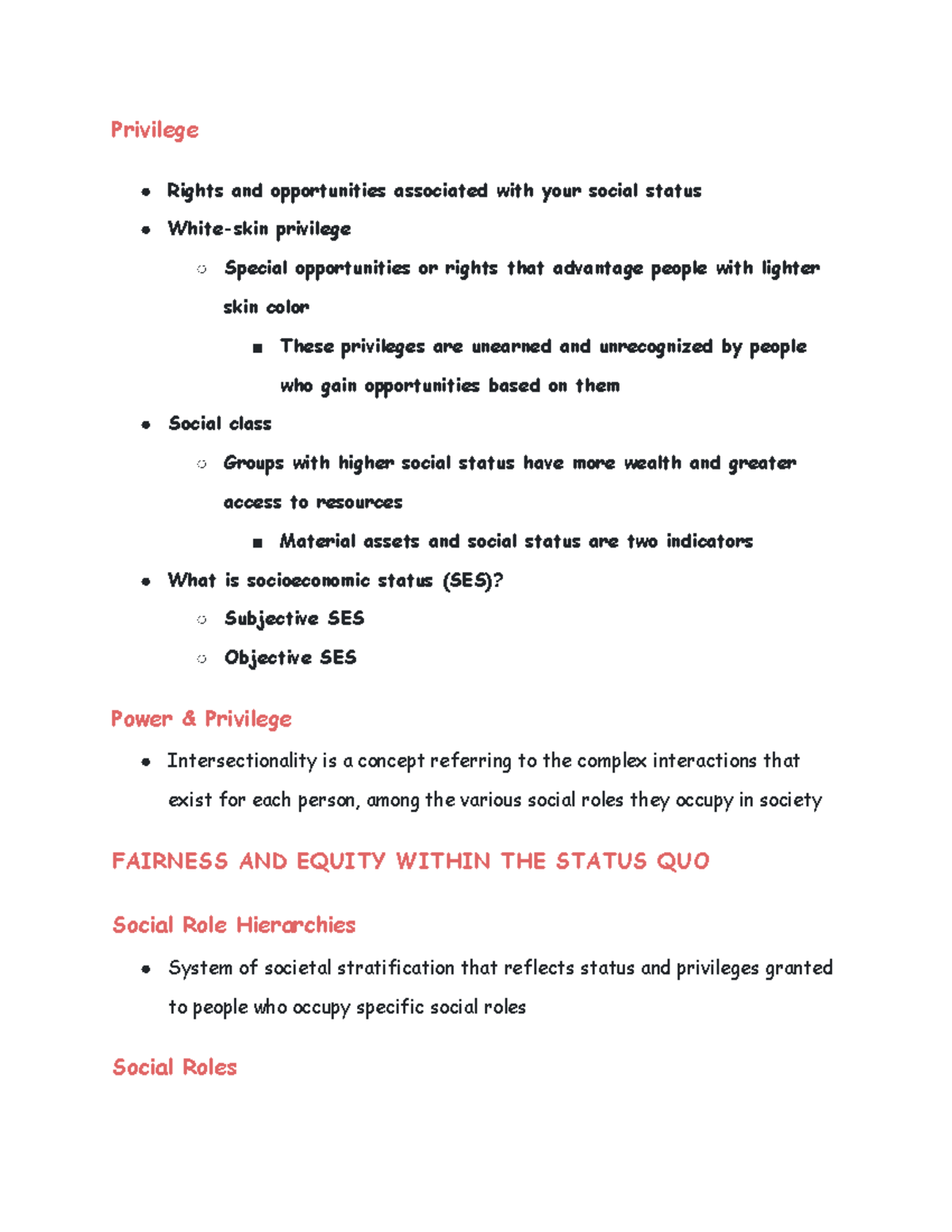 Privilege - Privilege Rights and opportunities associated with your ...