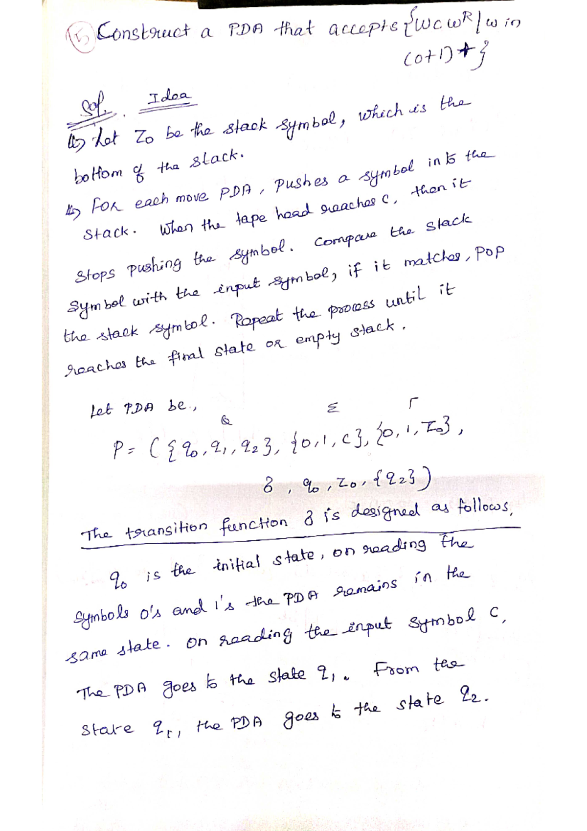 FLAT UNIT-4 problems-1 - Formal Languages And Automata Theory - Studocu