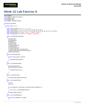 Week 05-Assignment 05 Do While Loops - COMP100 Control Structures ...