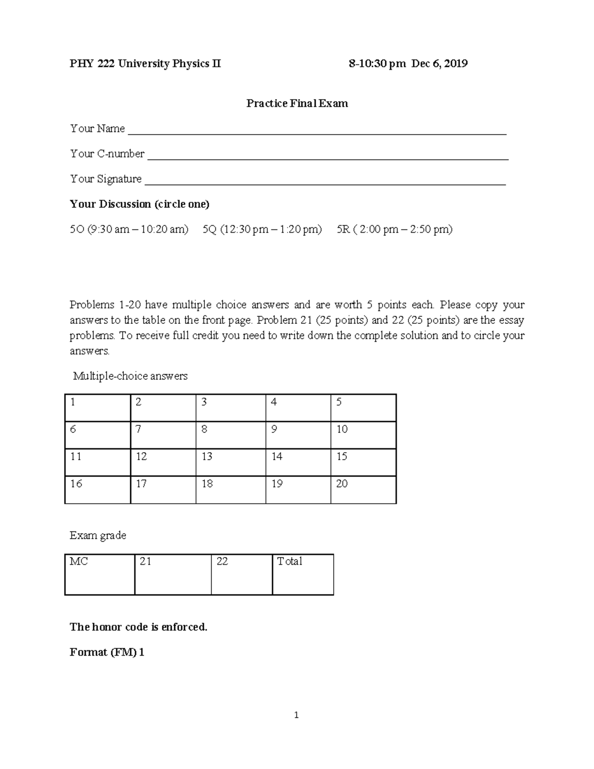 University Of Miami Final Exam Schedule - 3os9ybb