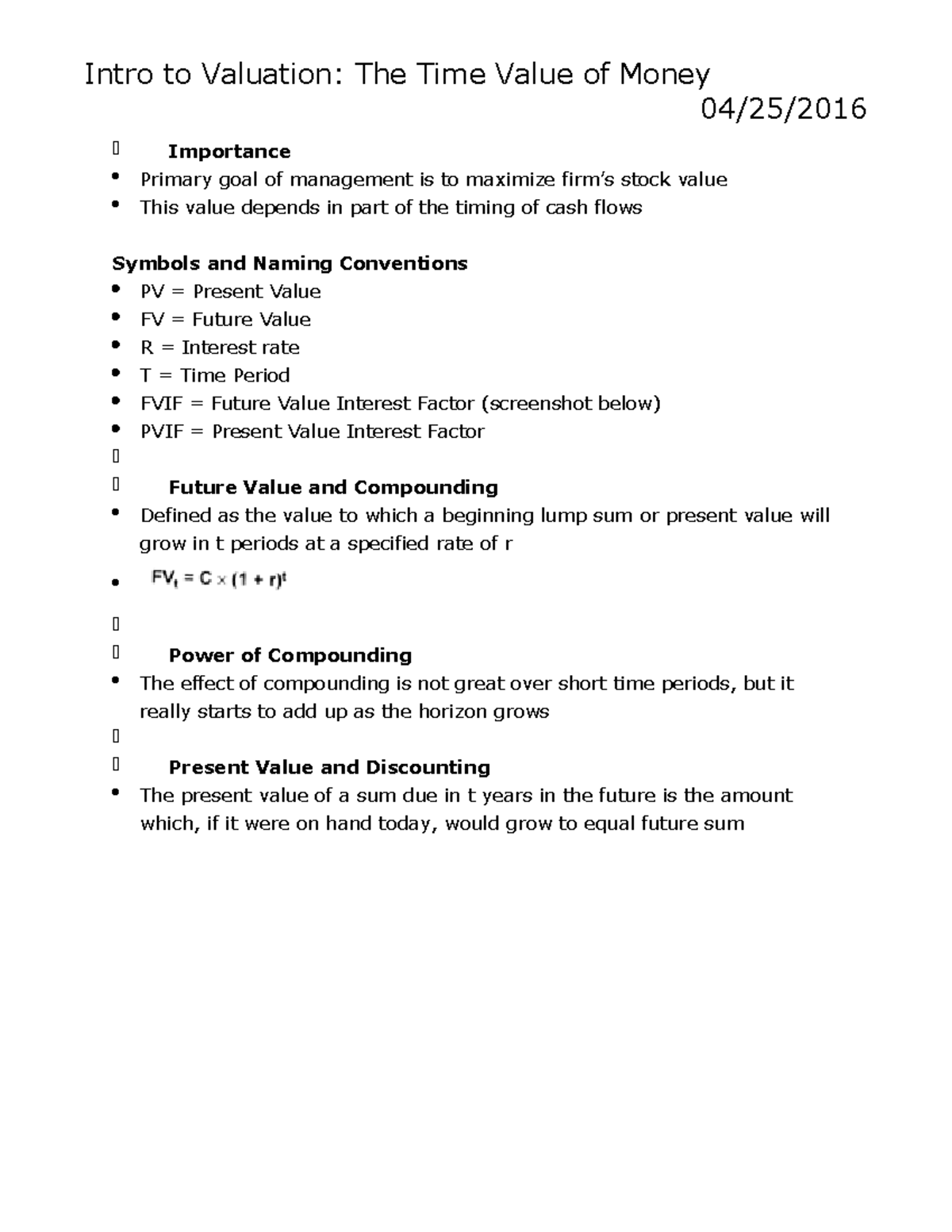 Managerial Finance - Intro to Valuation: The Time Value of Money ...