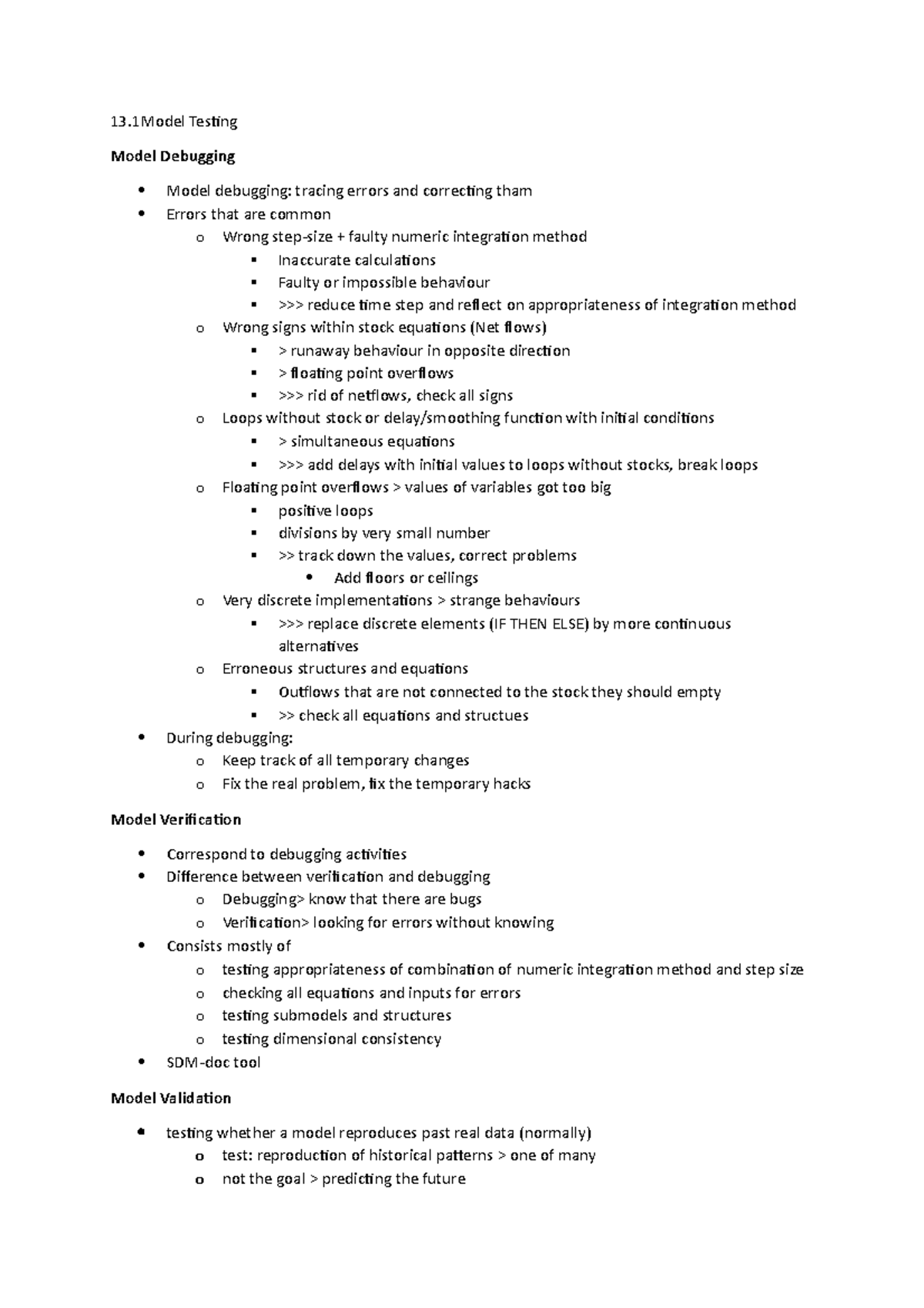 H13 - Model debugging and error - 13 Testing Model Debugging Model ...