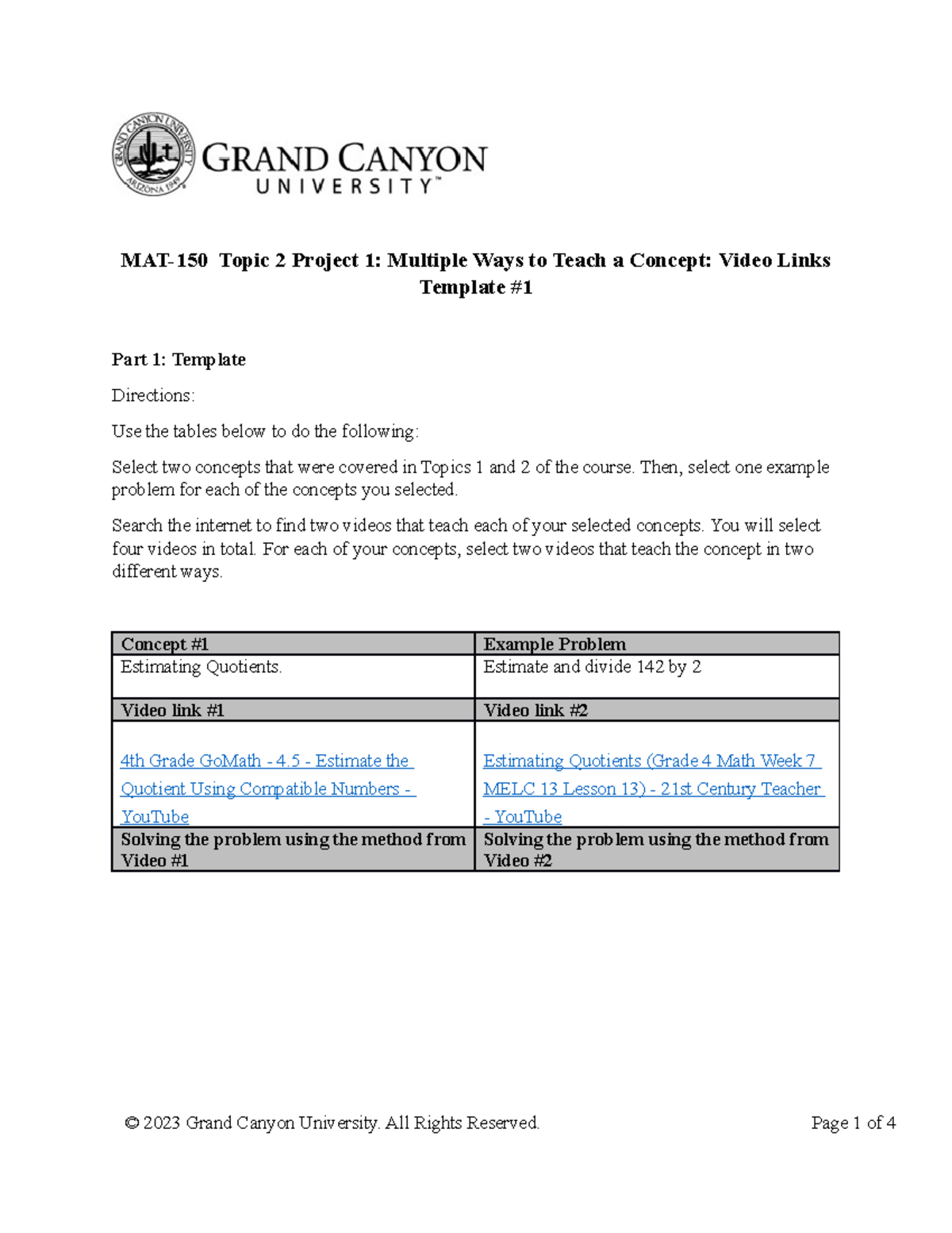 mat 150 gcu homework 1