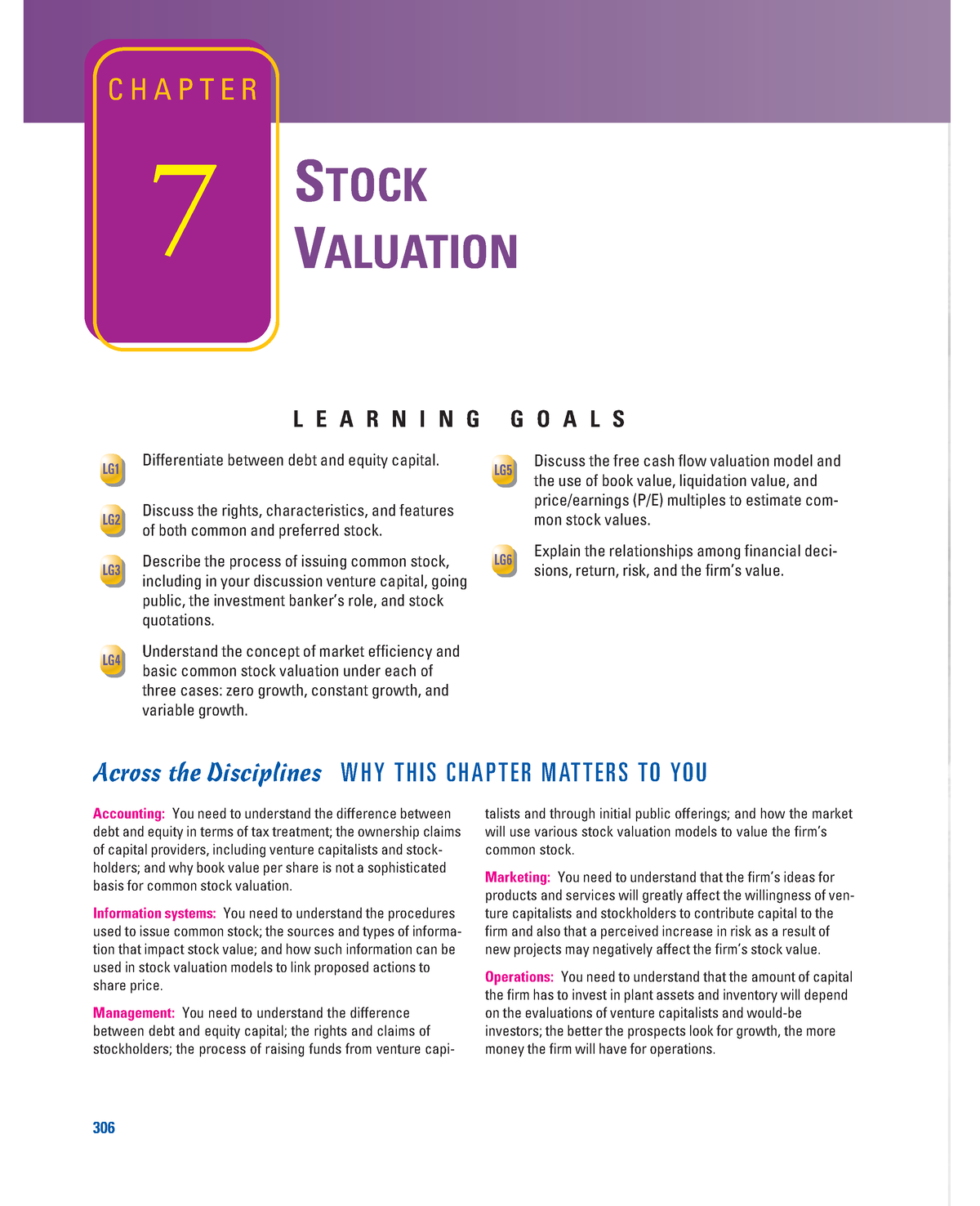 chapter 7 case study stock valuation at ragan inc