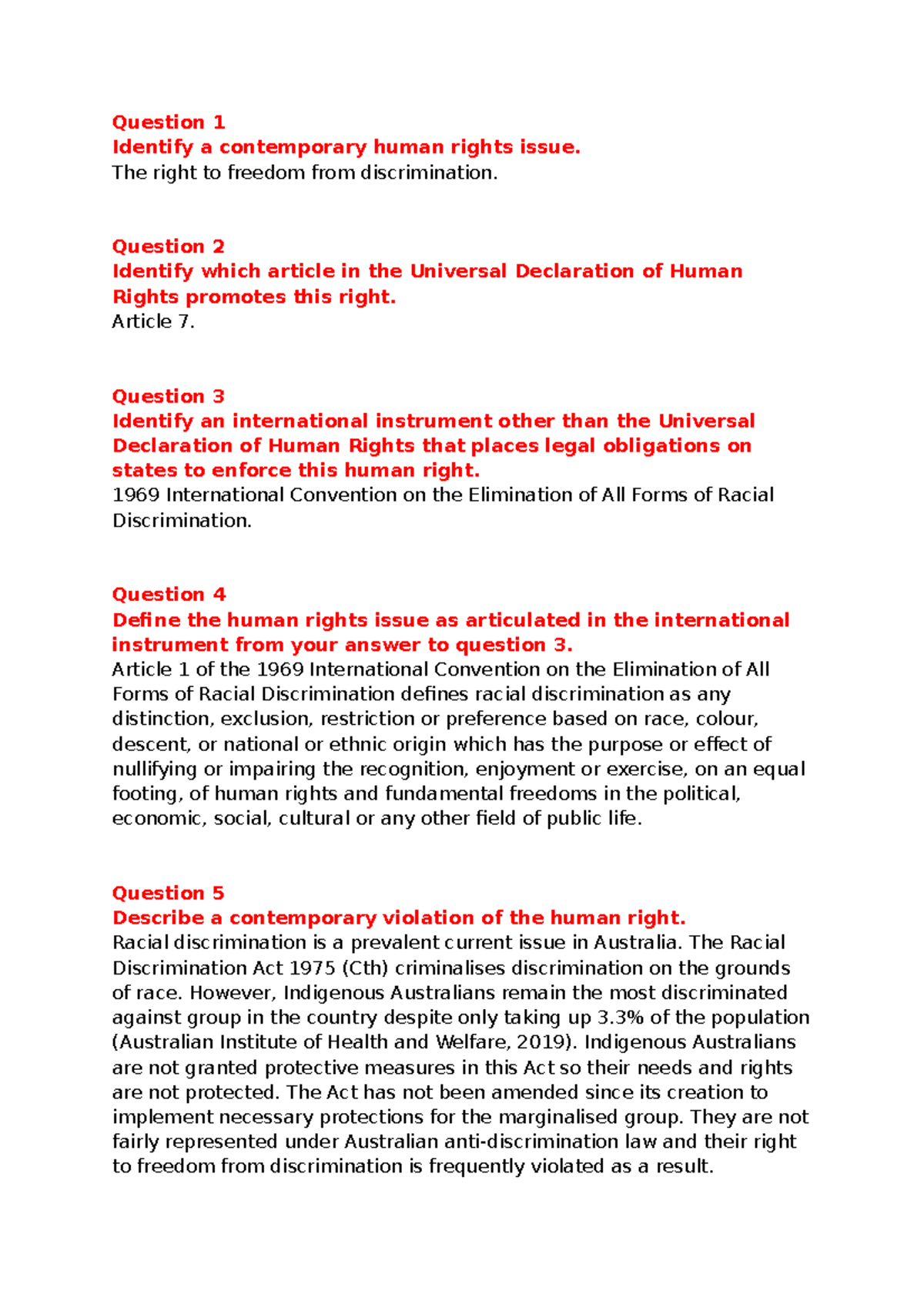 international human rights law essay topics