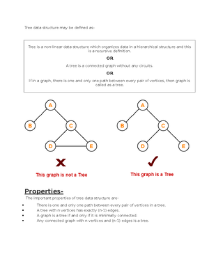 Binary Tree and Traversal - Binary Tree is defined as a Tree data ...