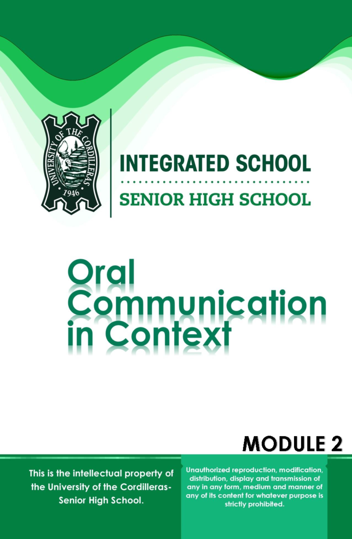 OCC- Handout for Oral Communication - Governor Pack Road, Baguio City ...