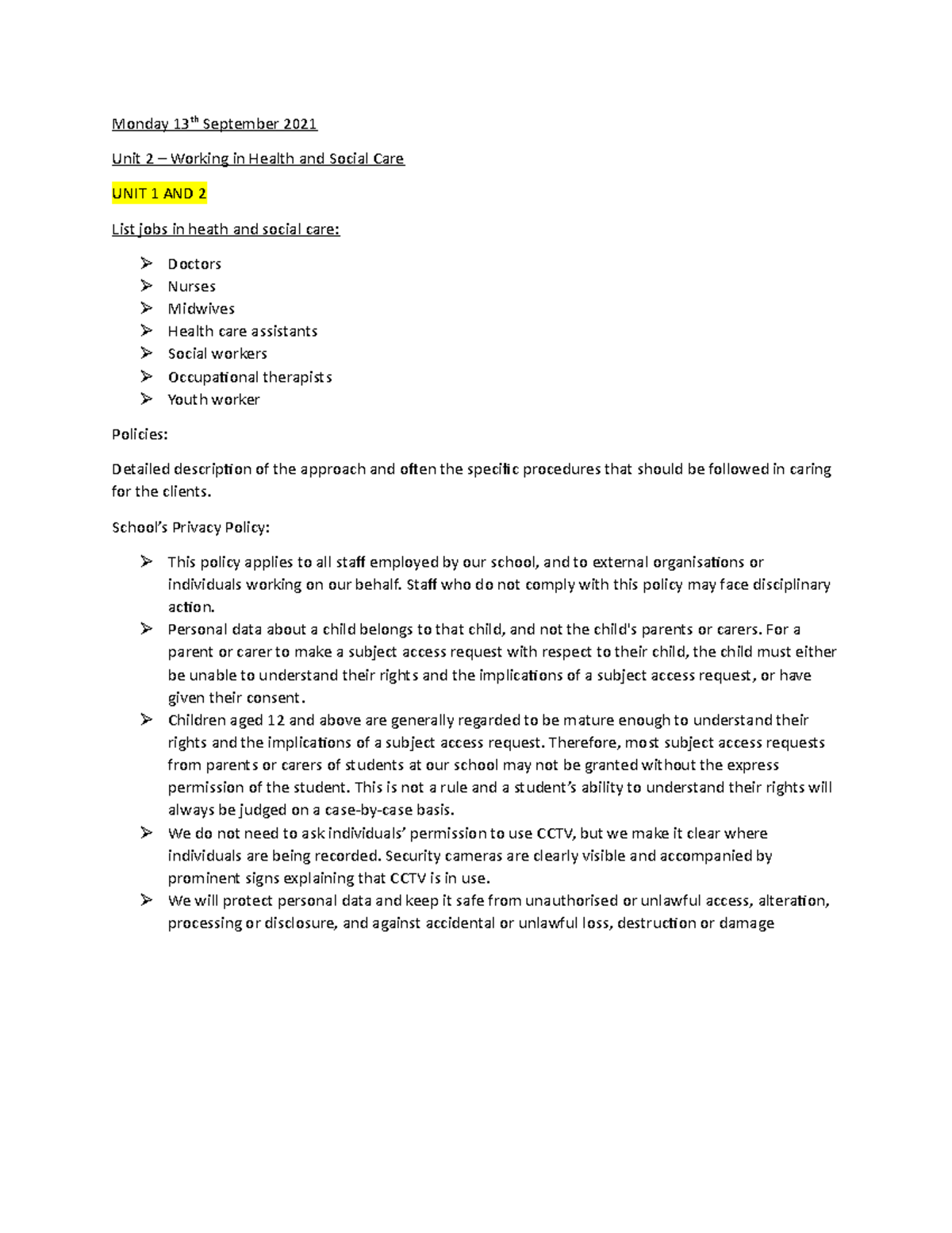 How to Complete Coursework for unit 5 - Monday 13 th September 2021 ...