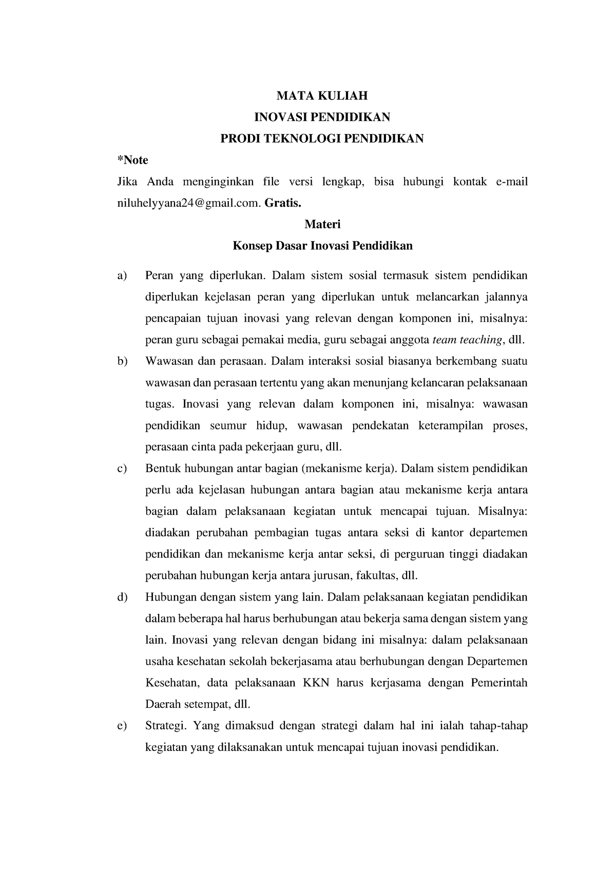 Konsep Dasar Inovasi Pendidikan Part 2 - MATA KULIAH INOVASI PENDIDIKAN ...