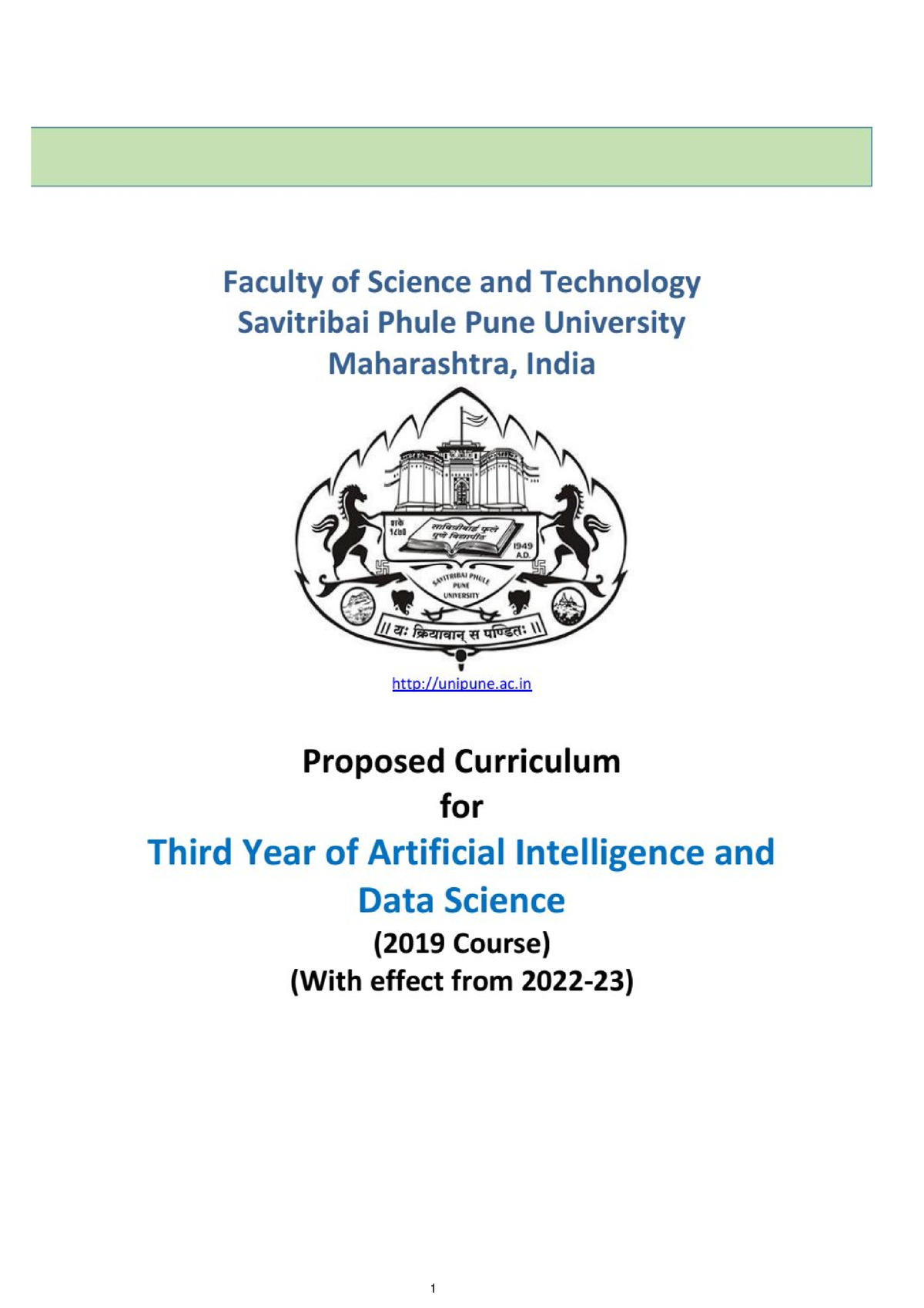 TE-AI-DS Curriculum Final - Artificial Intelligence And Data Science ...