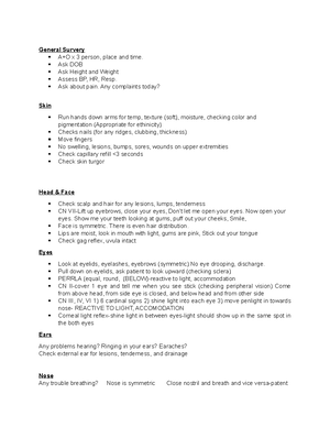 C349 Head2toe for Health Assessment