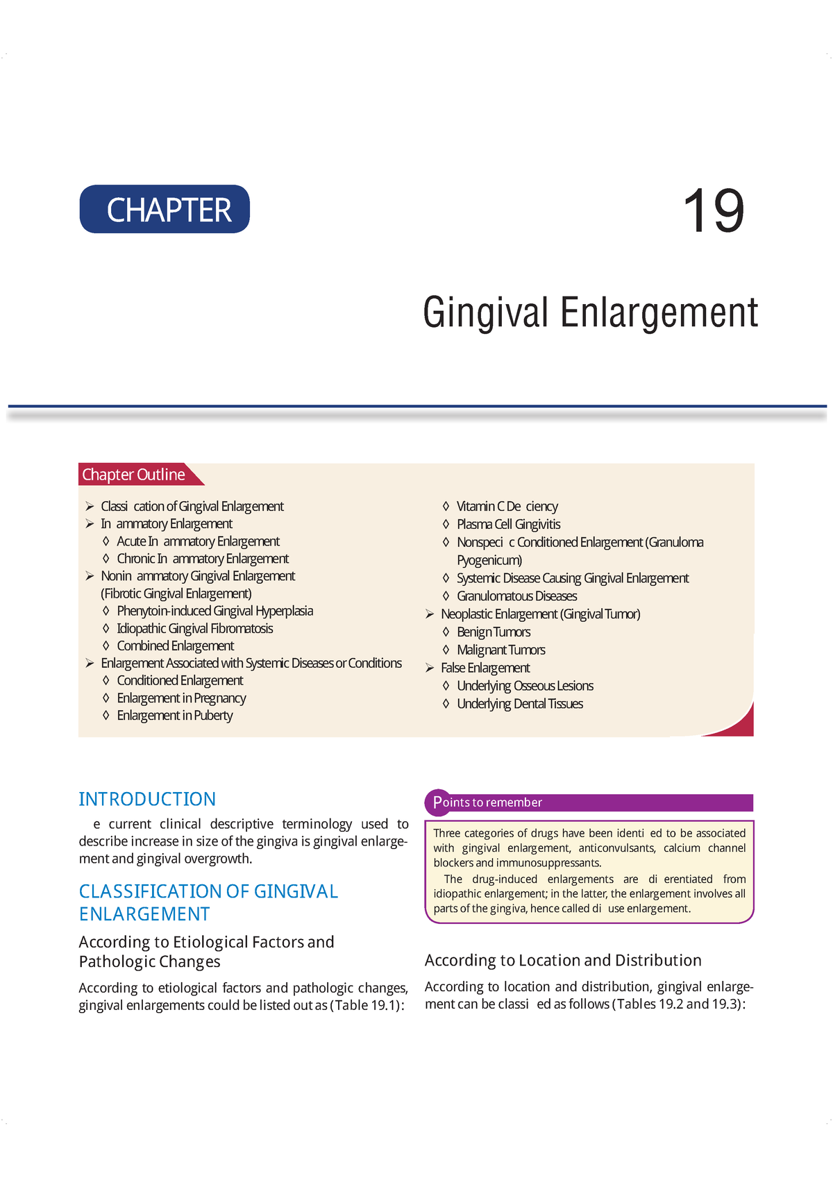 Gingival Enlargement Chapter - Cha P Ter O Utline Gingival Enlargement ...