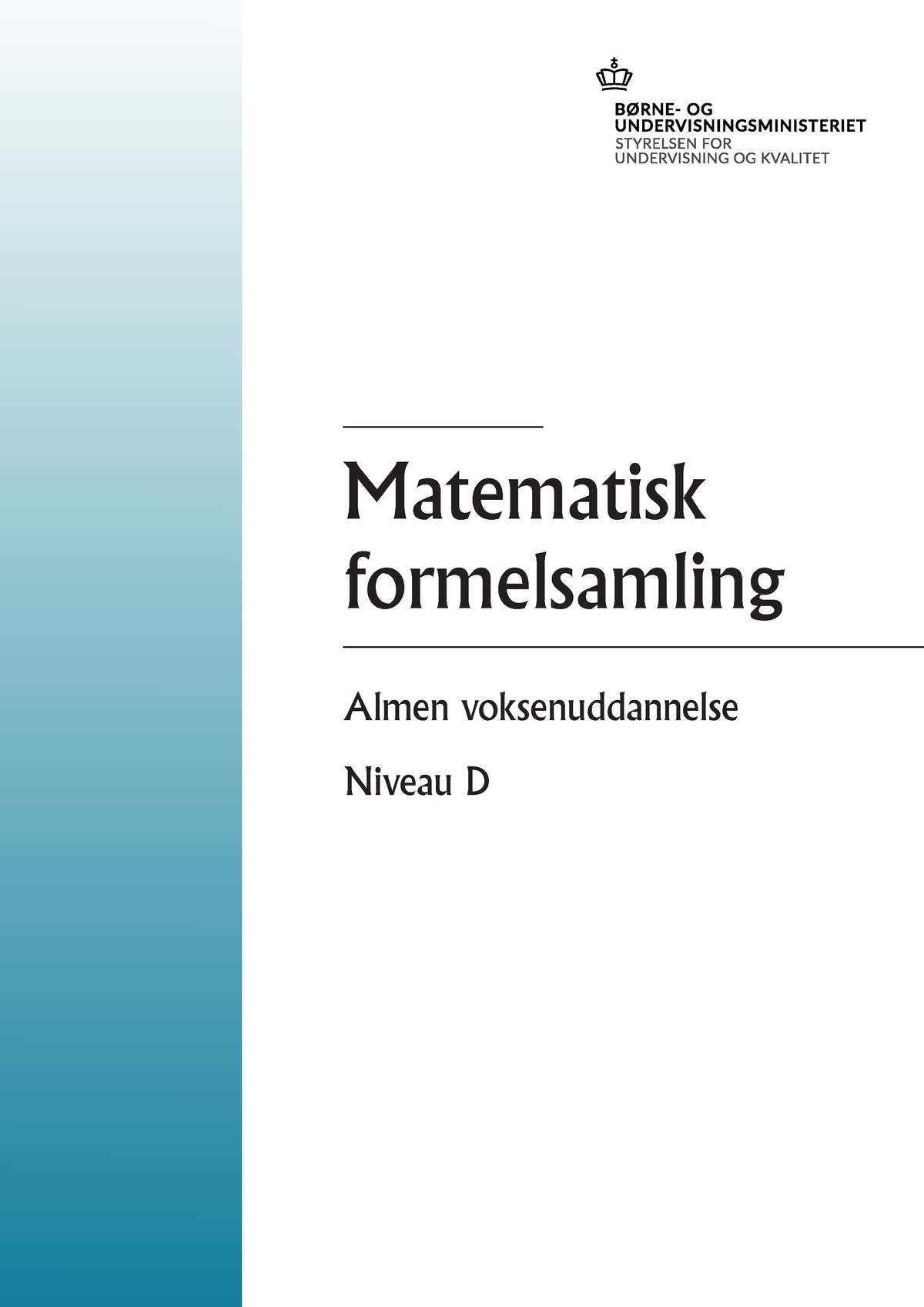 Formelsamling UM - Matematisk Formelsamling Almen Voksenuddannelse ...