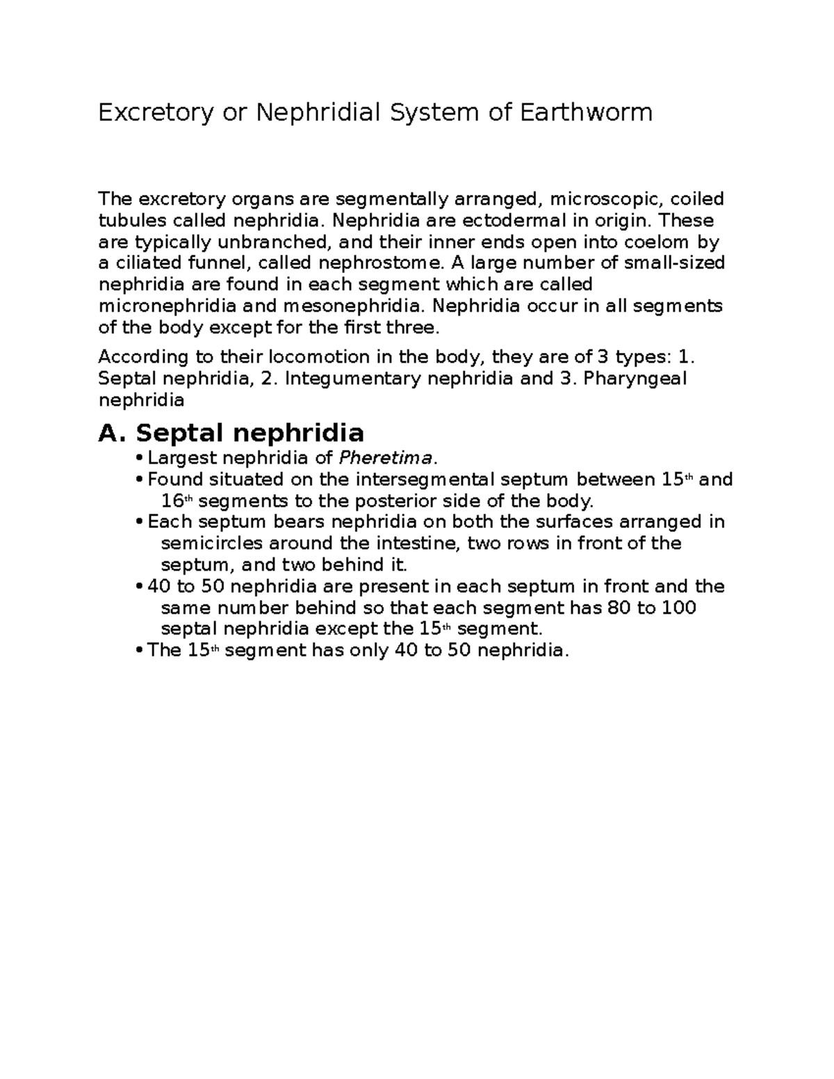 excretory-or-nephridial-system-of-earthworm-nephridia-are-ectodermal