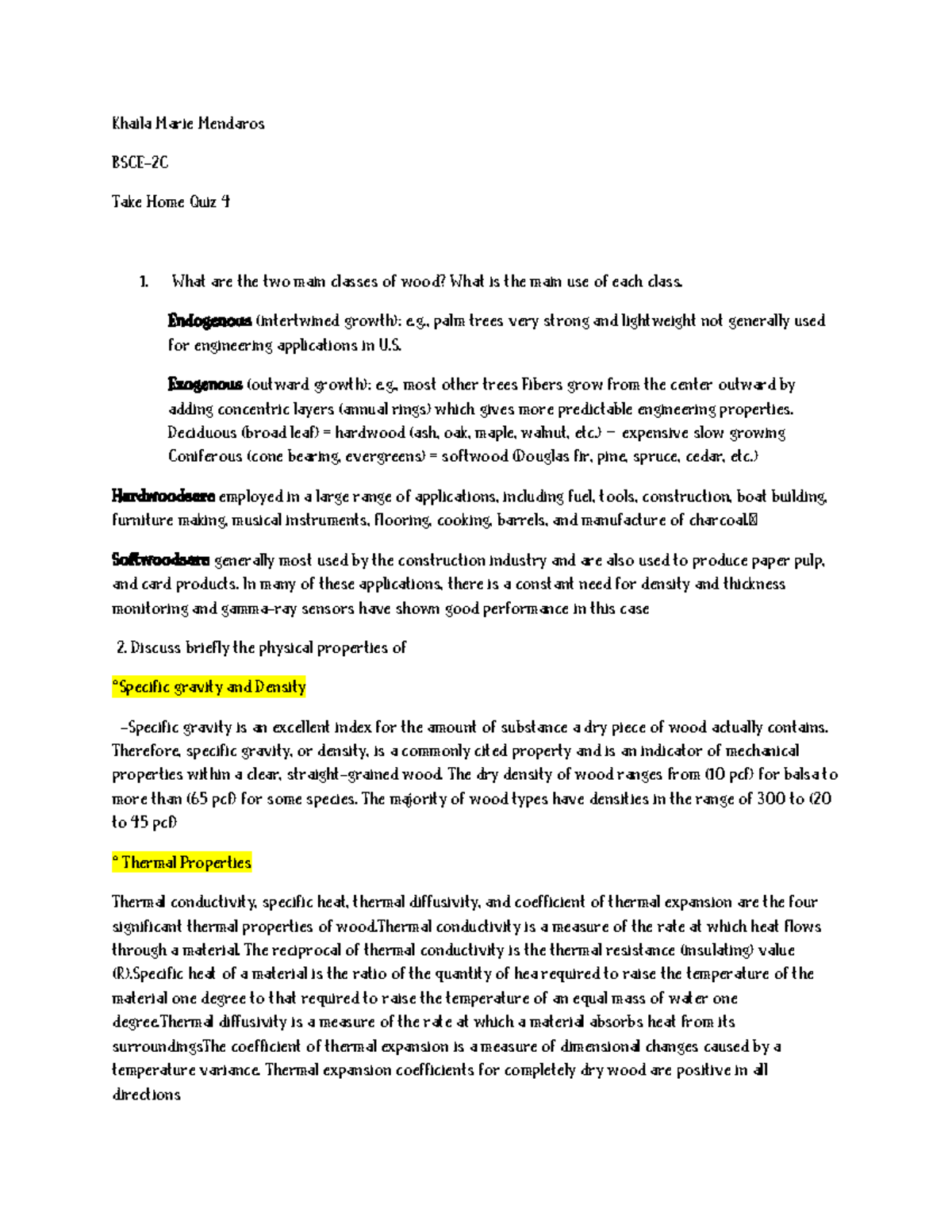 cmt-quiz-4-what-are-the-two-main-classes-of-wood-what-is-the-main