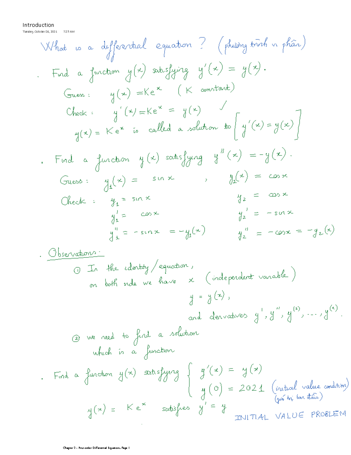 Chapter 2 - First-order Differential Equations 1 - Caculus 3 ...