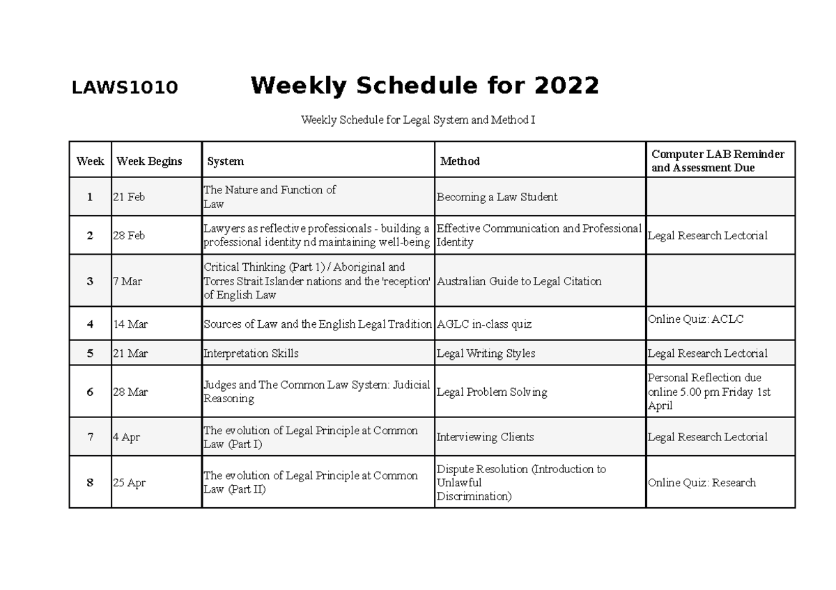 laws1010-weekly-schedule-for-2022-laws1010-weekly-schedule-for-2022