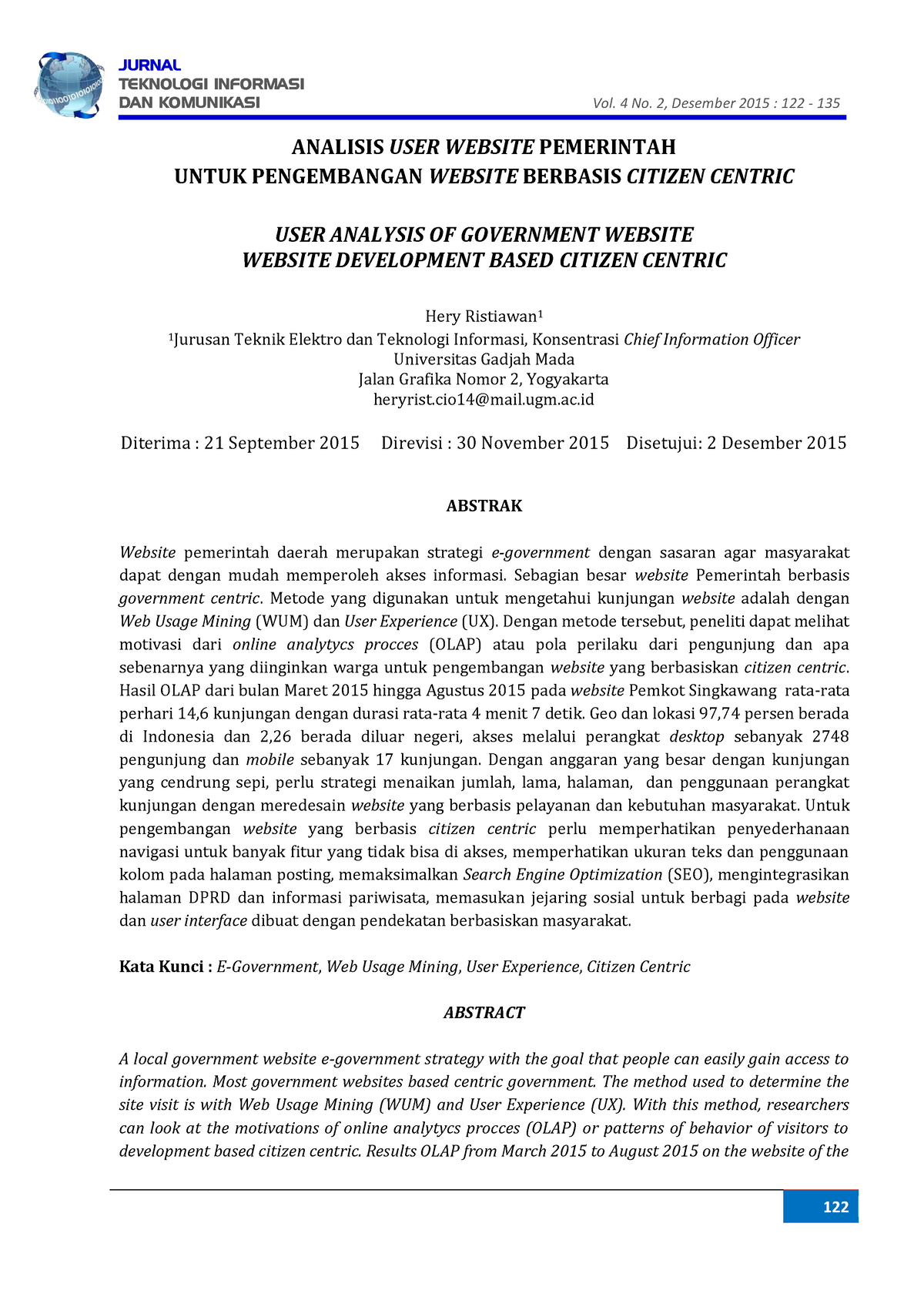 Meredesign Website Keminfo - JURNAL TEKNOLOGI INFORMASI DAN KOMUNIKASI ...