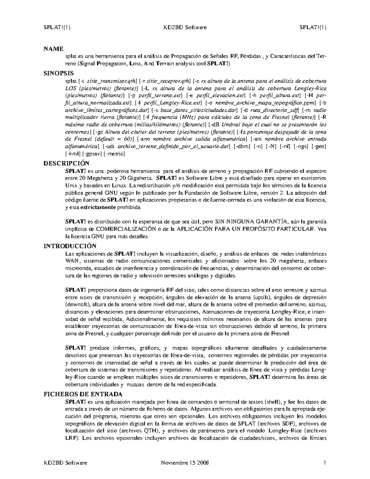 Splat - 12345678 - NAME splat es una herramienta para el análisis de ...