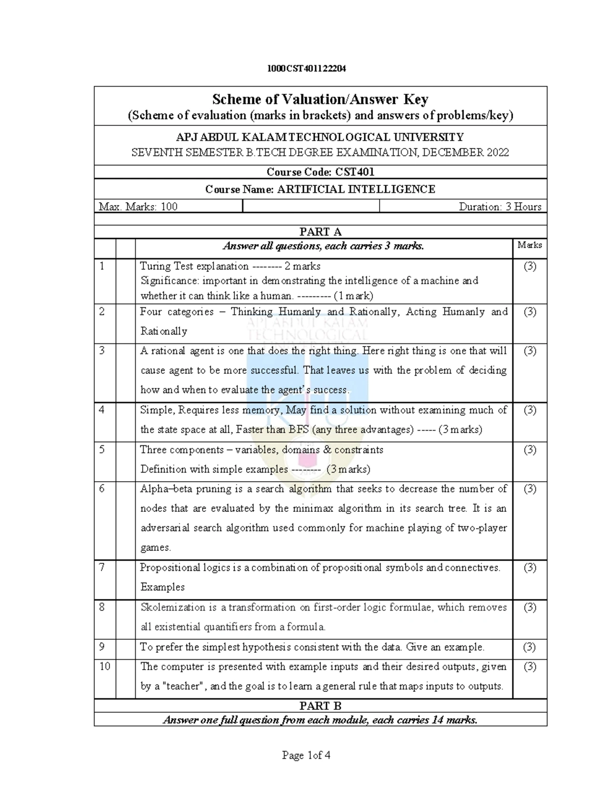 AI KTU 2019 Scheme - STUDENTS MODULE 1 INTRODUCTION TO ARTIFICIAL ...