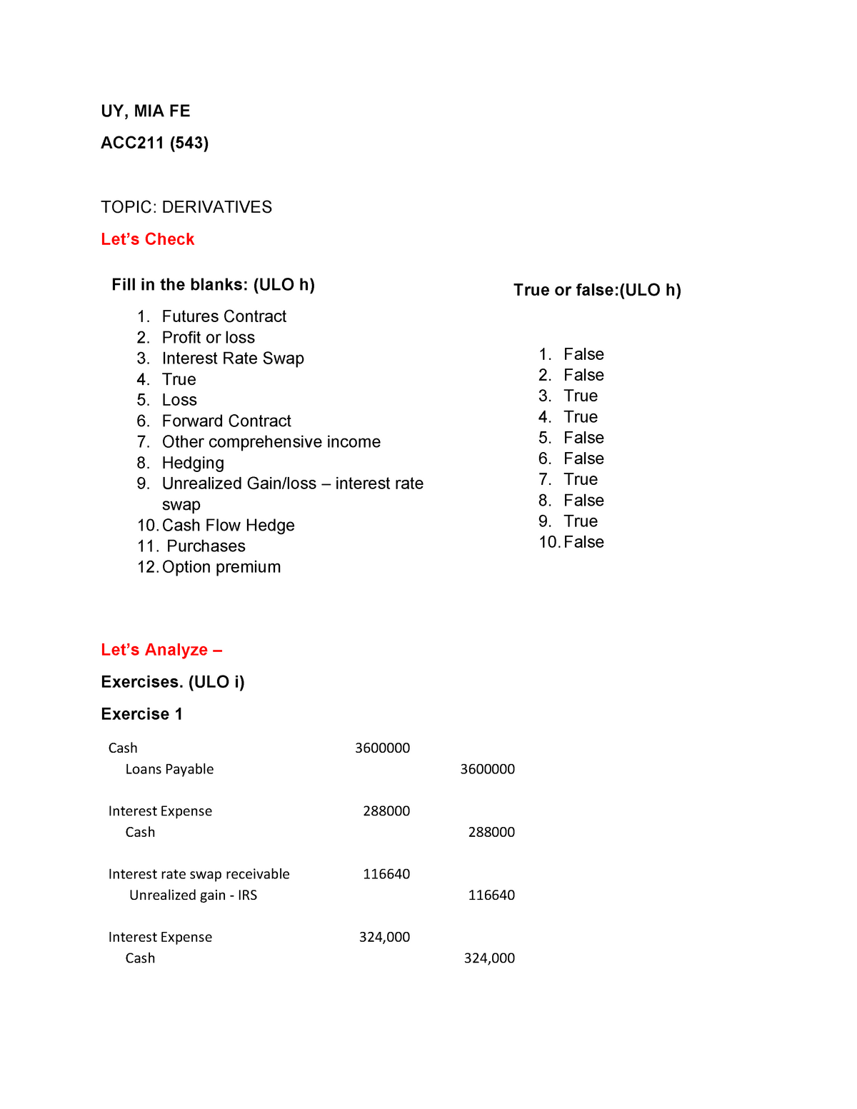 value of account assignment 01 negative