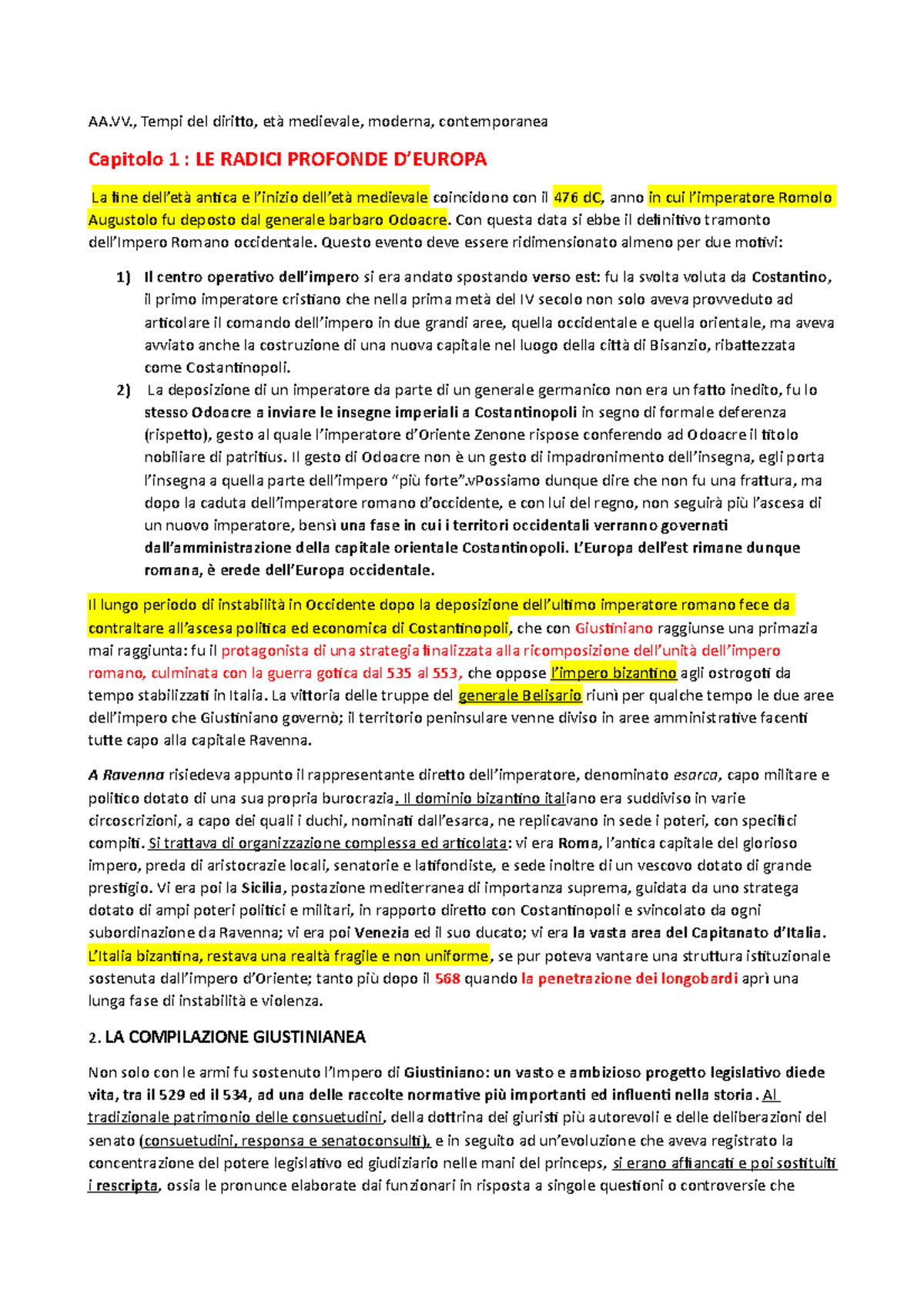 Tempi Del Diritto Età Medievale Moderna Contemporanea