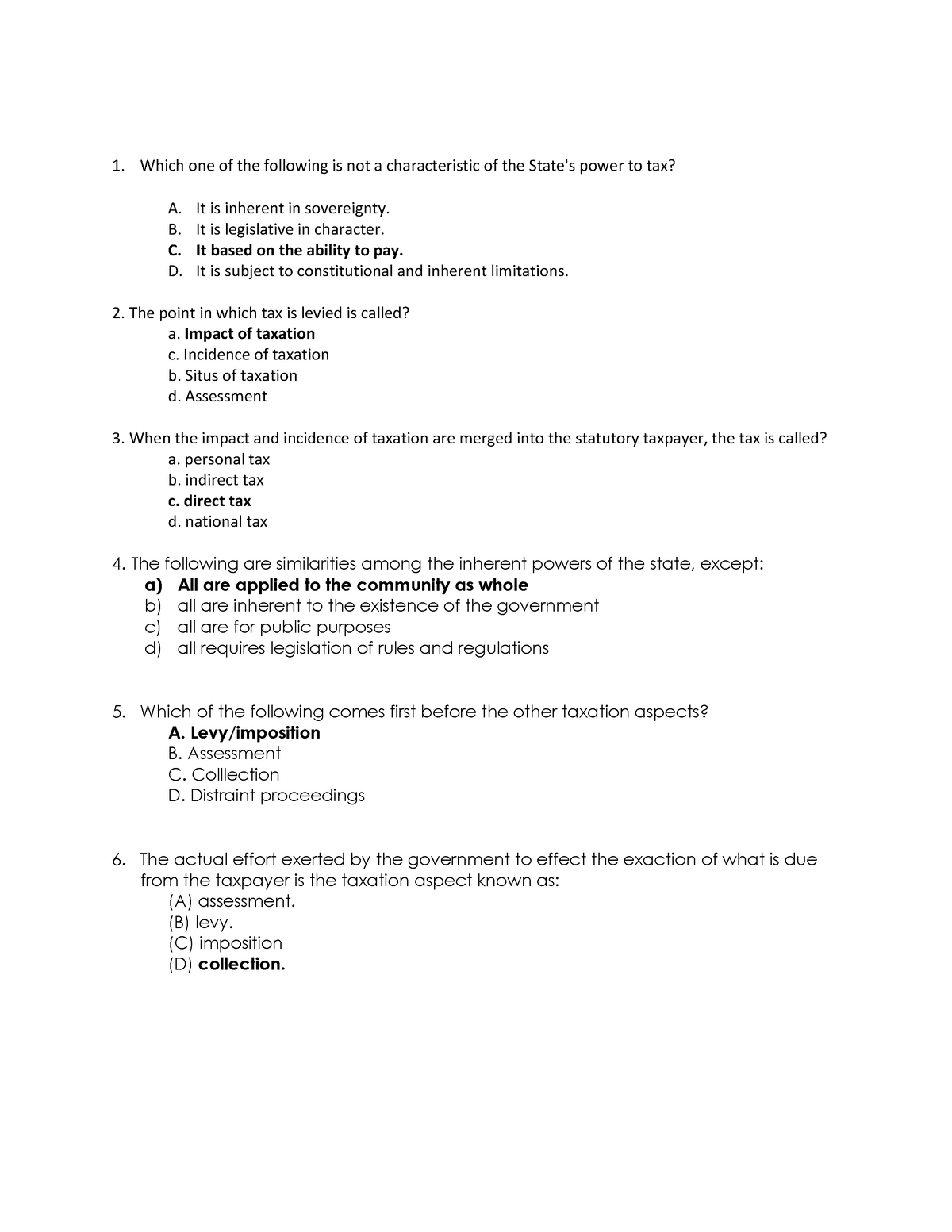 Midterm QUIZ 1 - Which one of the following is not a characteristic of ...