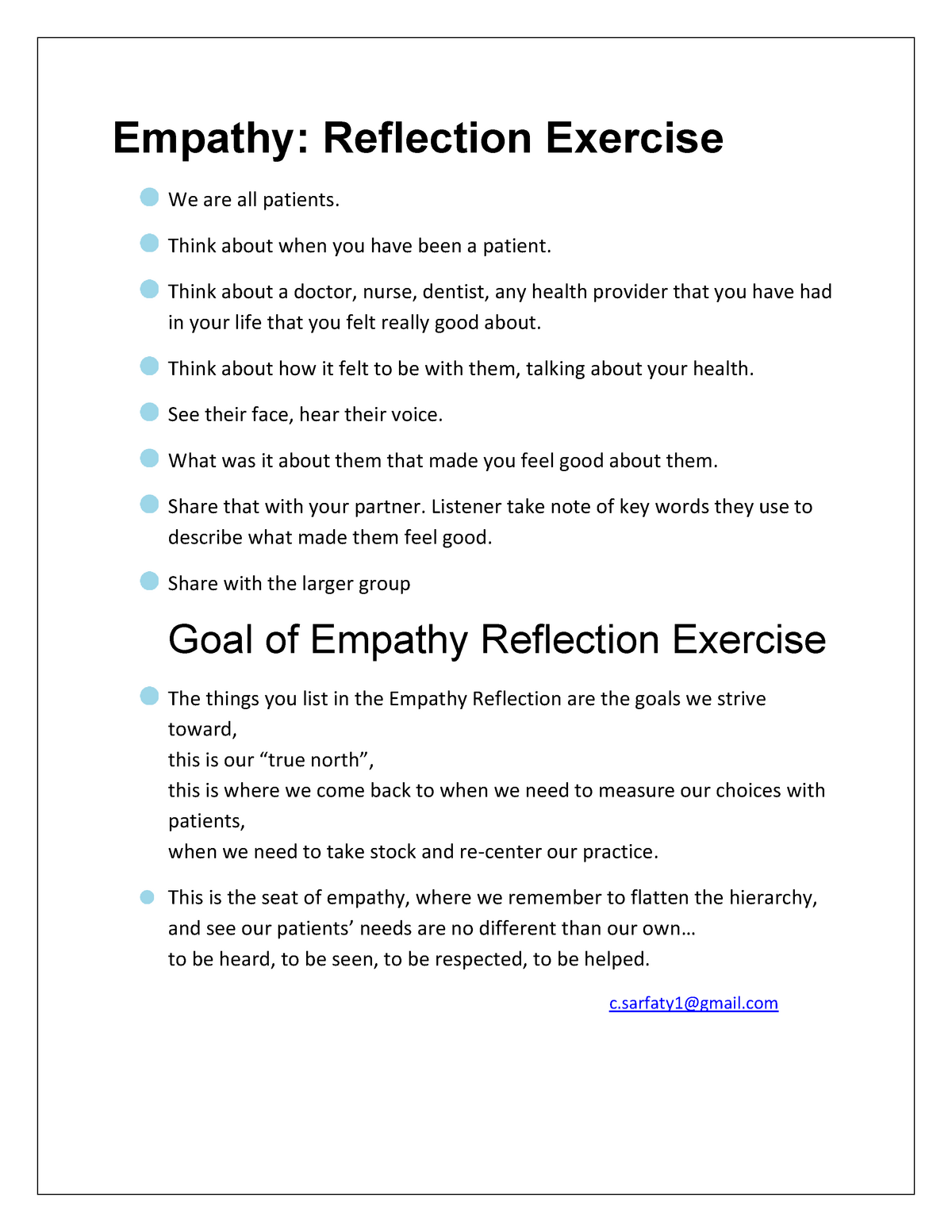 empathy reflection essay