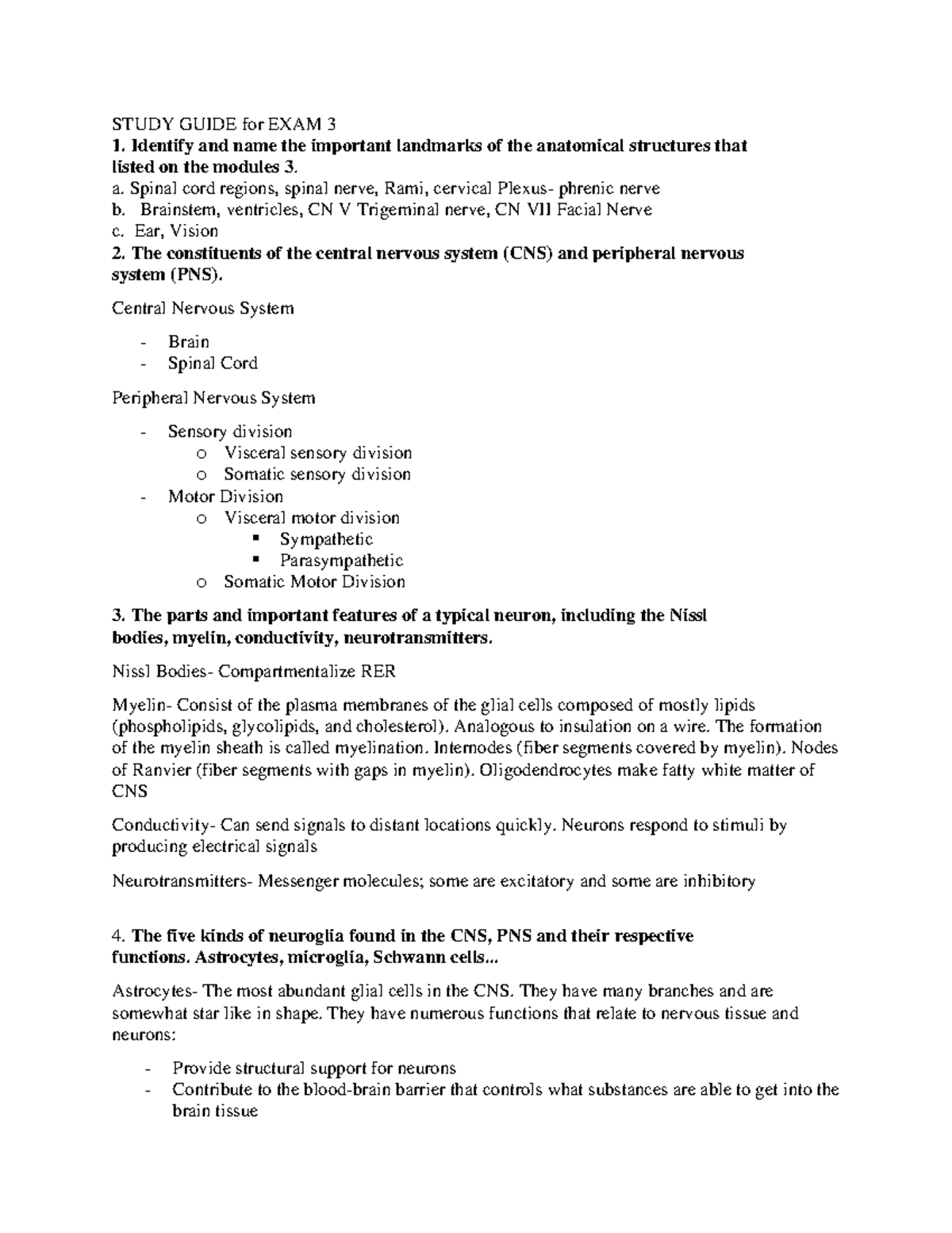 ANA 209 Exam 3 Study Guide - Deprecated API usage: The SVG back-end is ...