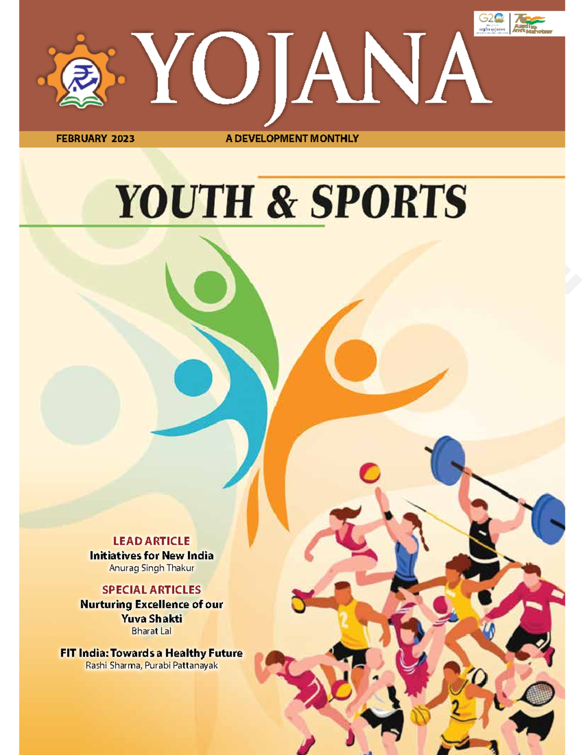 Yojana English Feburary 2023 LEAD ARTICLE Initiatives for New India