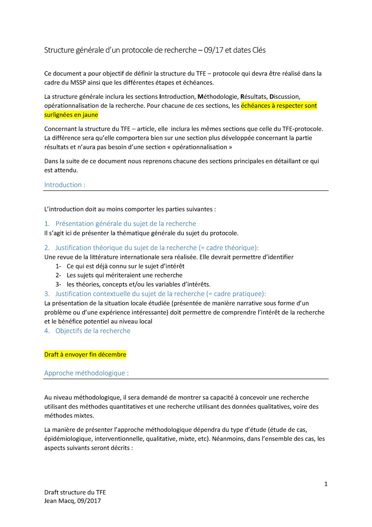 2-Structure Générale Du Protocole De Recherche-2017-18 - Warning: TT ...