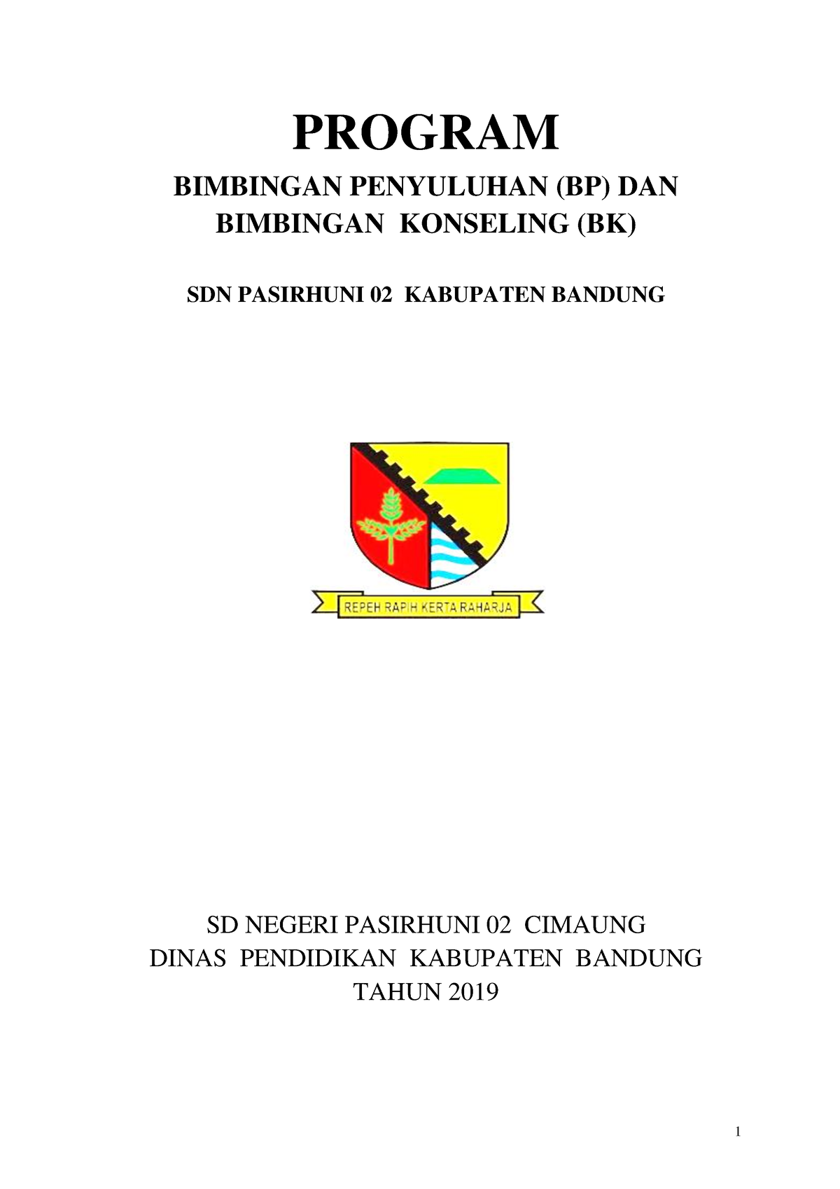 39.a. Program BP-BK - PROGRAM BIMBINGAN PENYULUHAN (BP) DAN BIMBINGAN ...