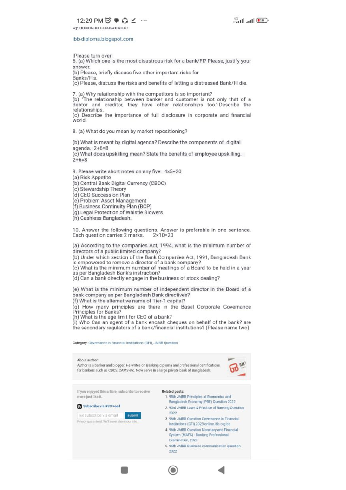 Banking System:A banking system is a group or network of institutions ...