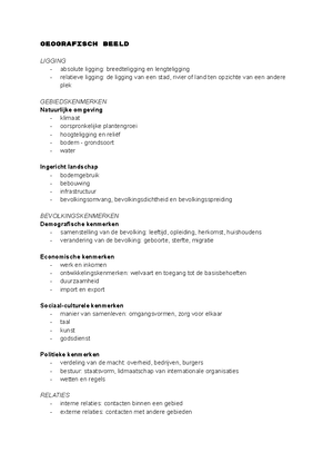 Basisvaardigheden aardrijkskunde - Geografisch beeld LIGGING absolute ...