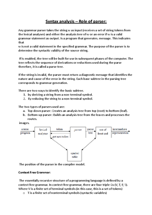 Compiler - Code Generation and Optimisation - , p-code). Some level of ...