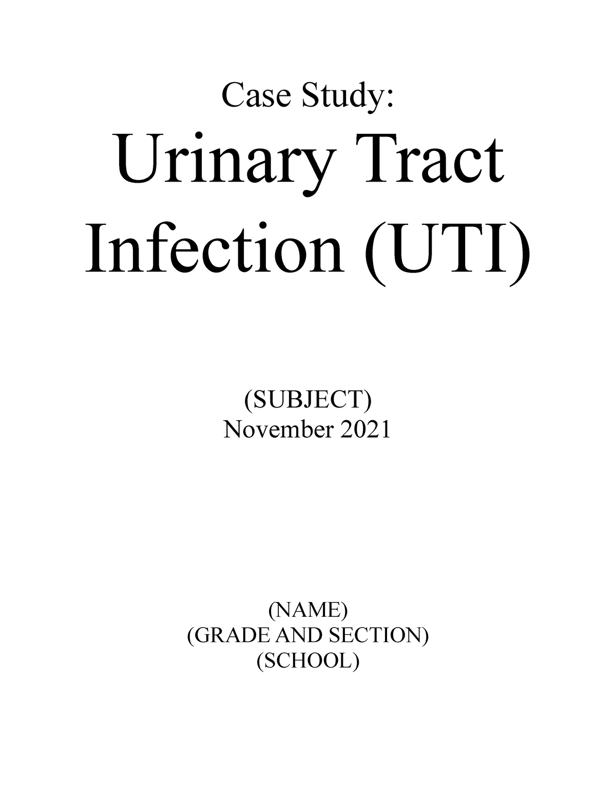 uti case study essay